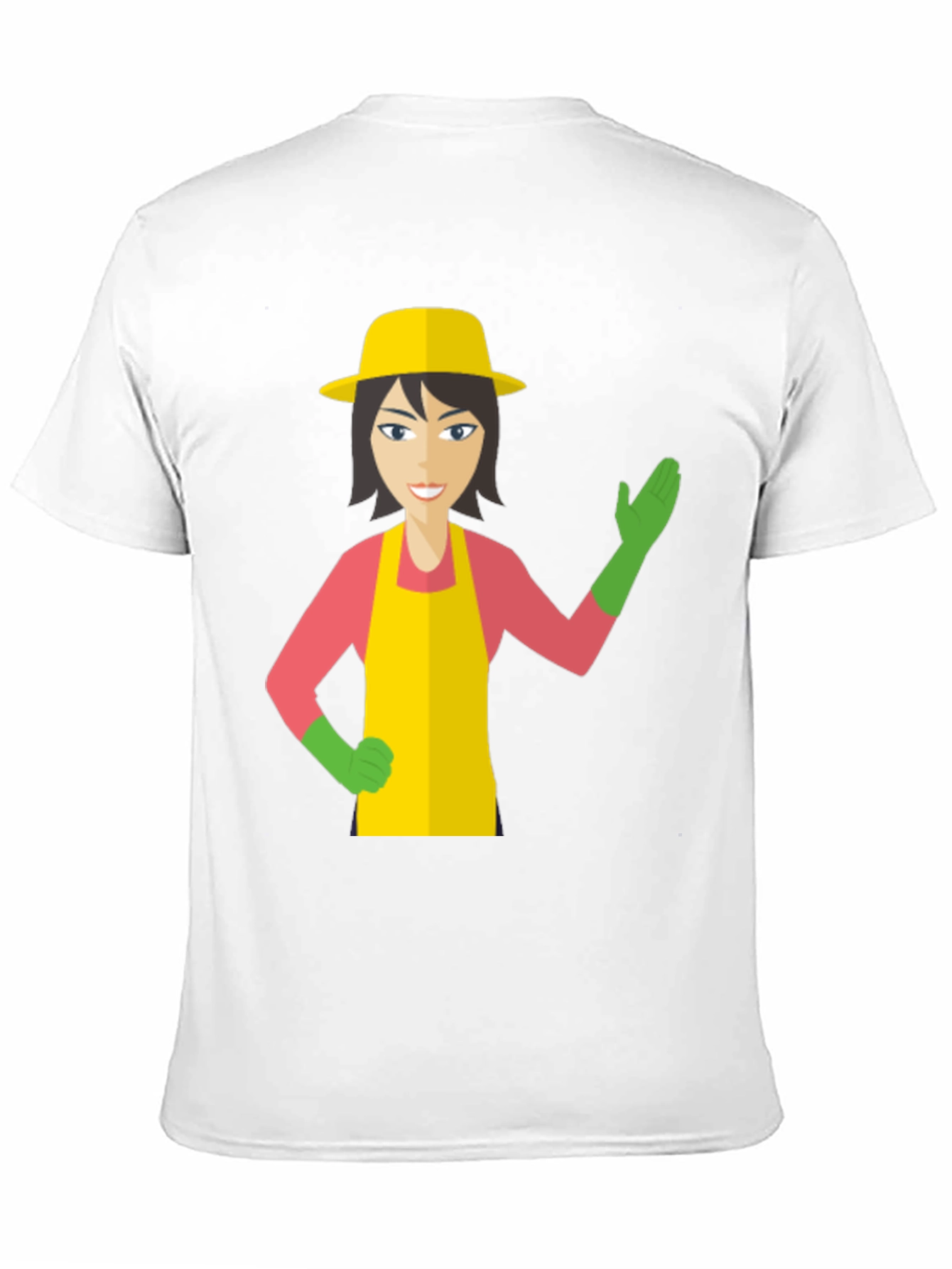 Black Gardener Graphic Tee - Unique Cartoon Design view 11