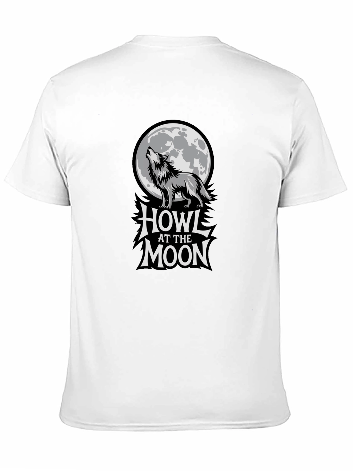 Black Howl at the Moon Graphic T-Shirt view 11