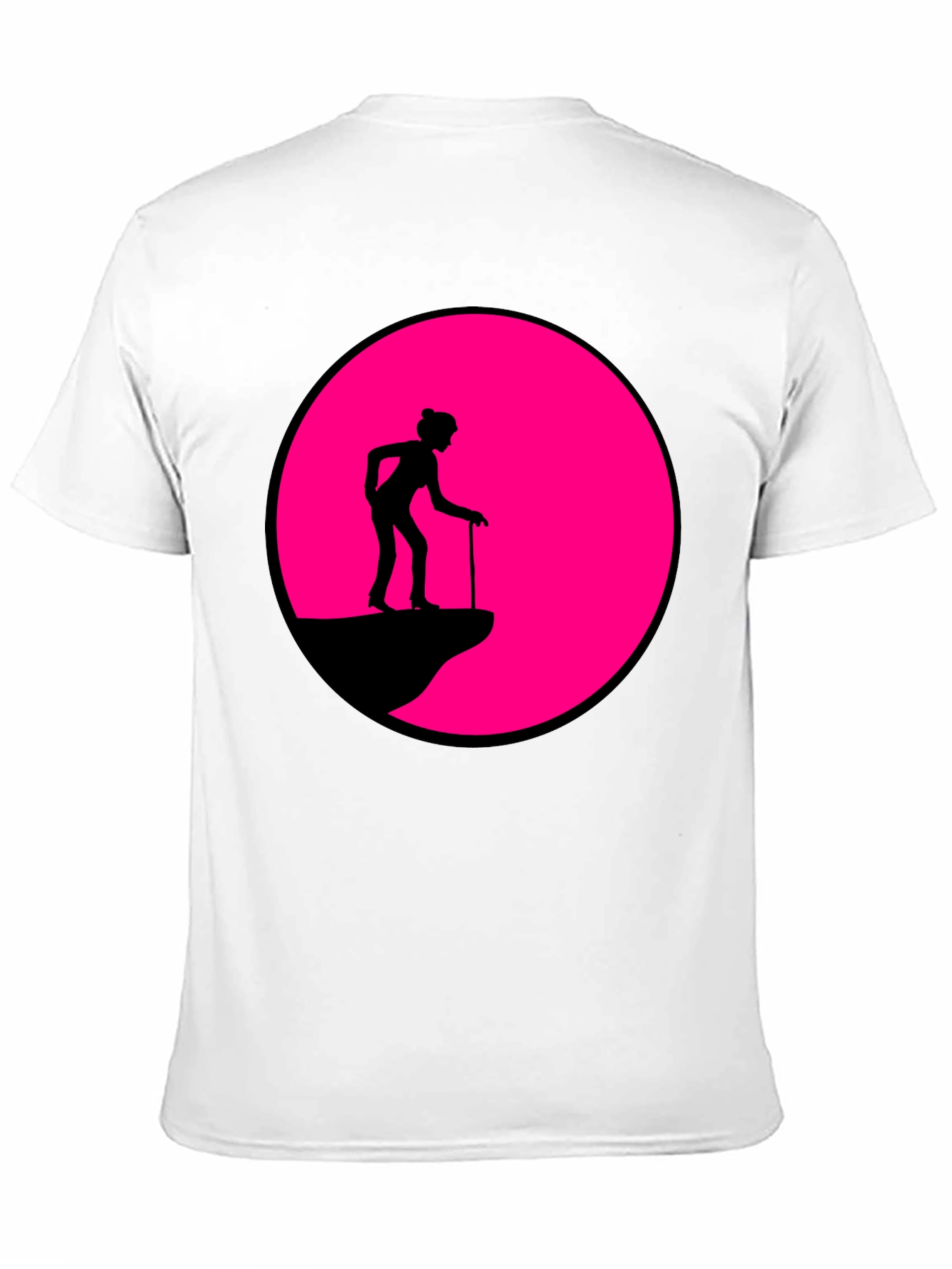 Black Cliff Walker Graphic Tee - Black Cotton Blend view 11