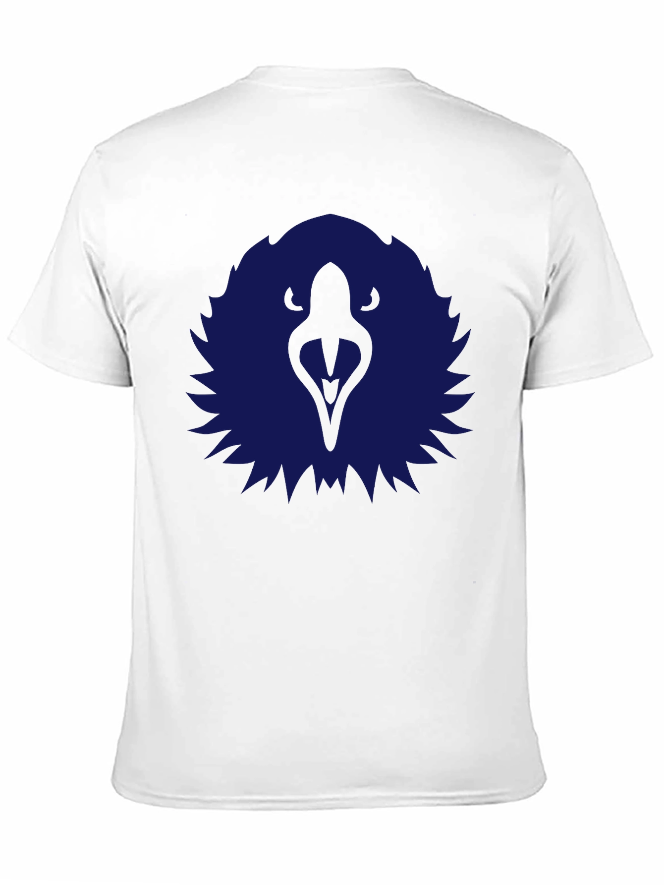 Black Abstract Eagle Graphic Tee - Black view 11