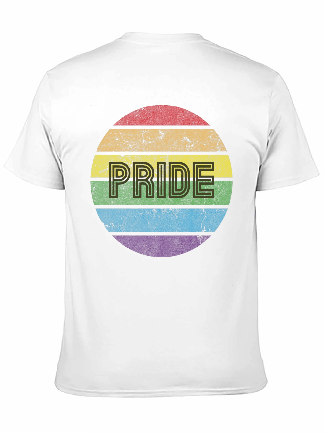 Black Pride Rainbow T-Shirt - Men's Graphic Tee view 11
