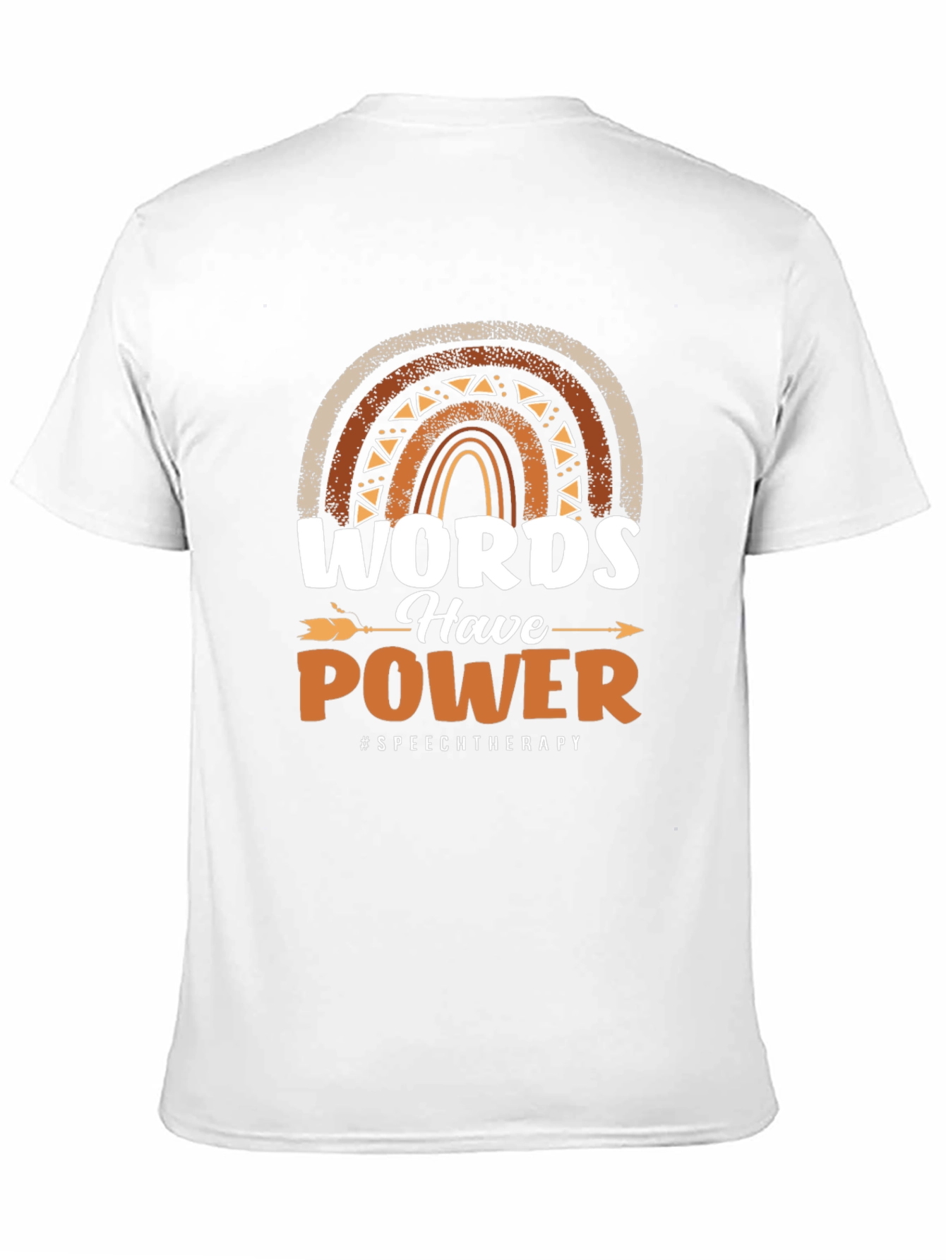 Black Words Have Power Speech Therapy T-Shirt view 11