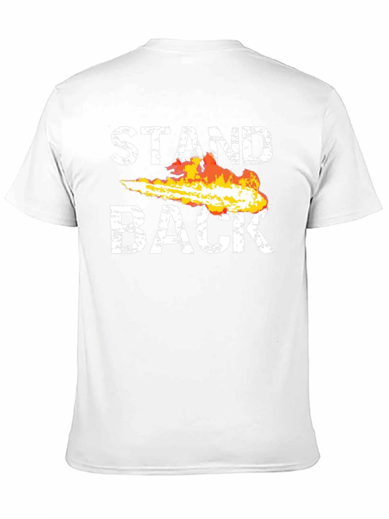 Stand Back Fire T-Shirt - Graphic Tee - 11