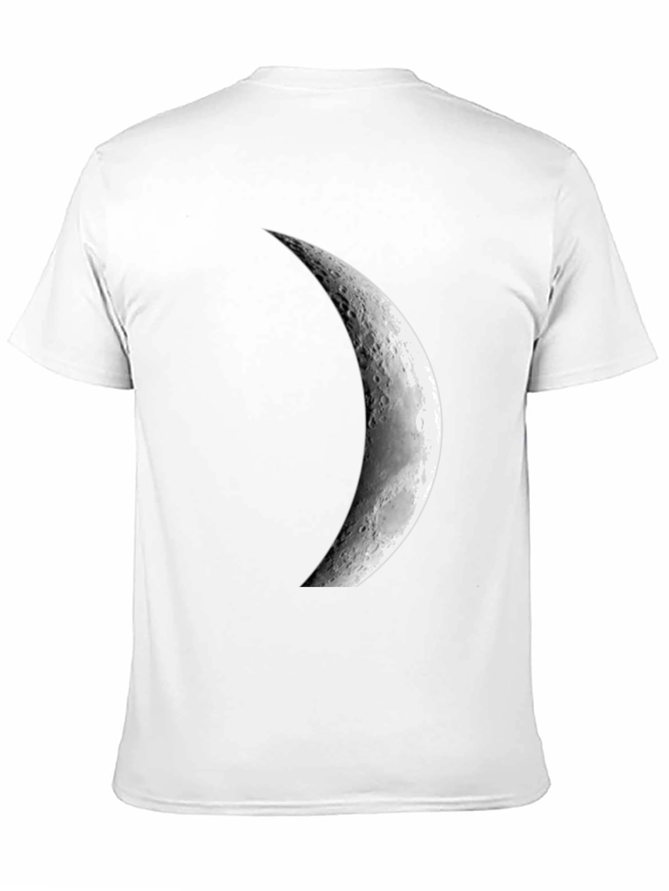 Black Crescent Moon Graphic Black T-Shirt view 11