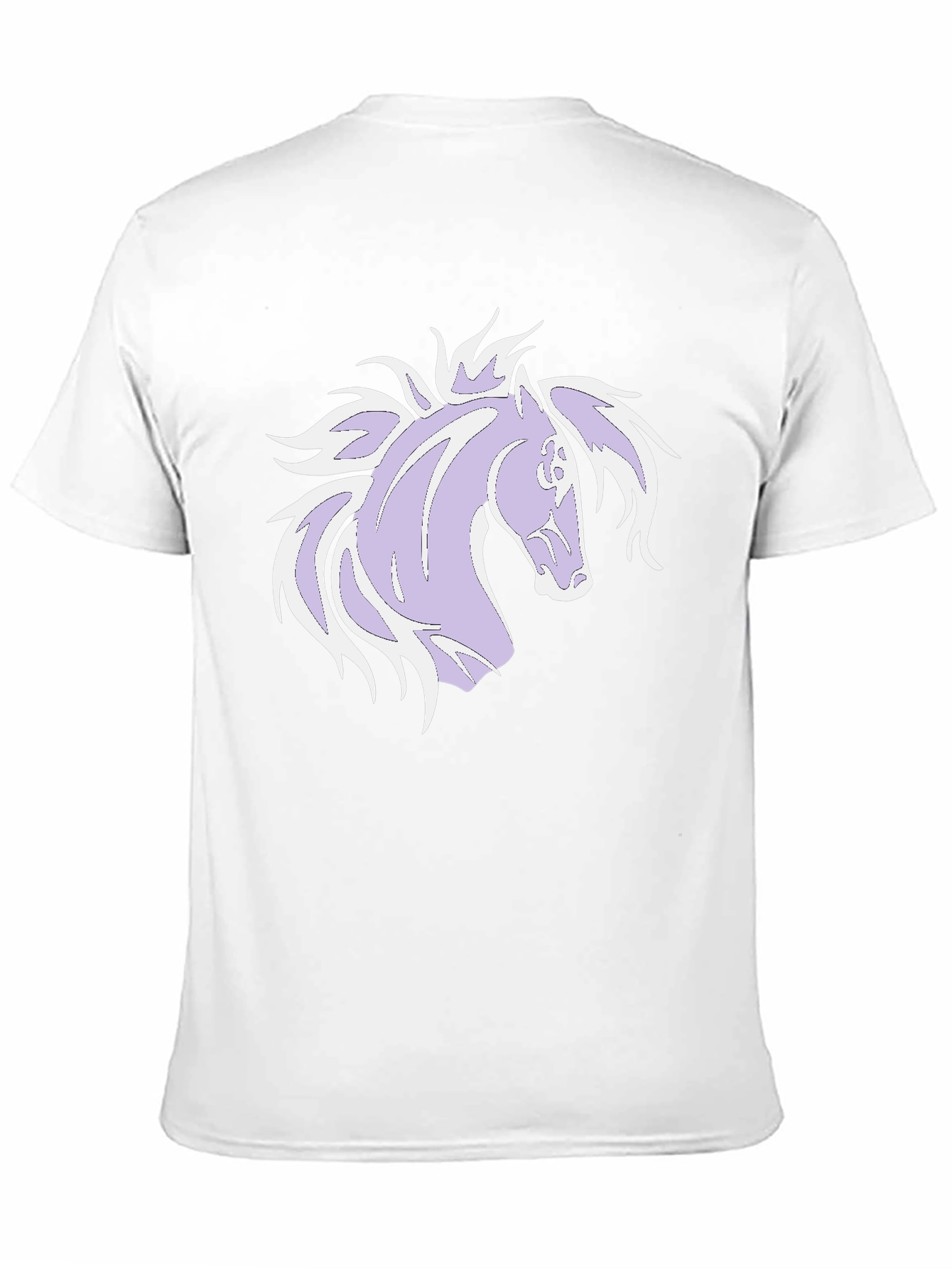 Black Black T-Shirt with Horse Graphic view 11
