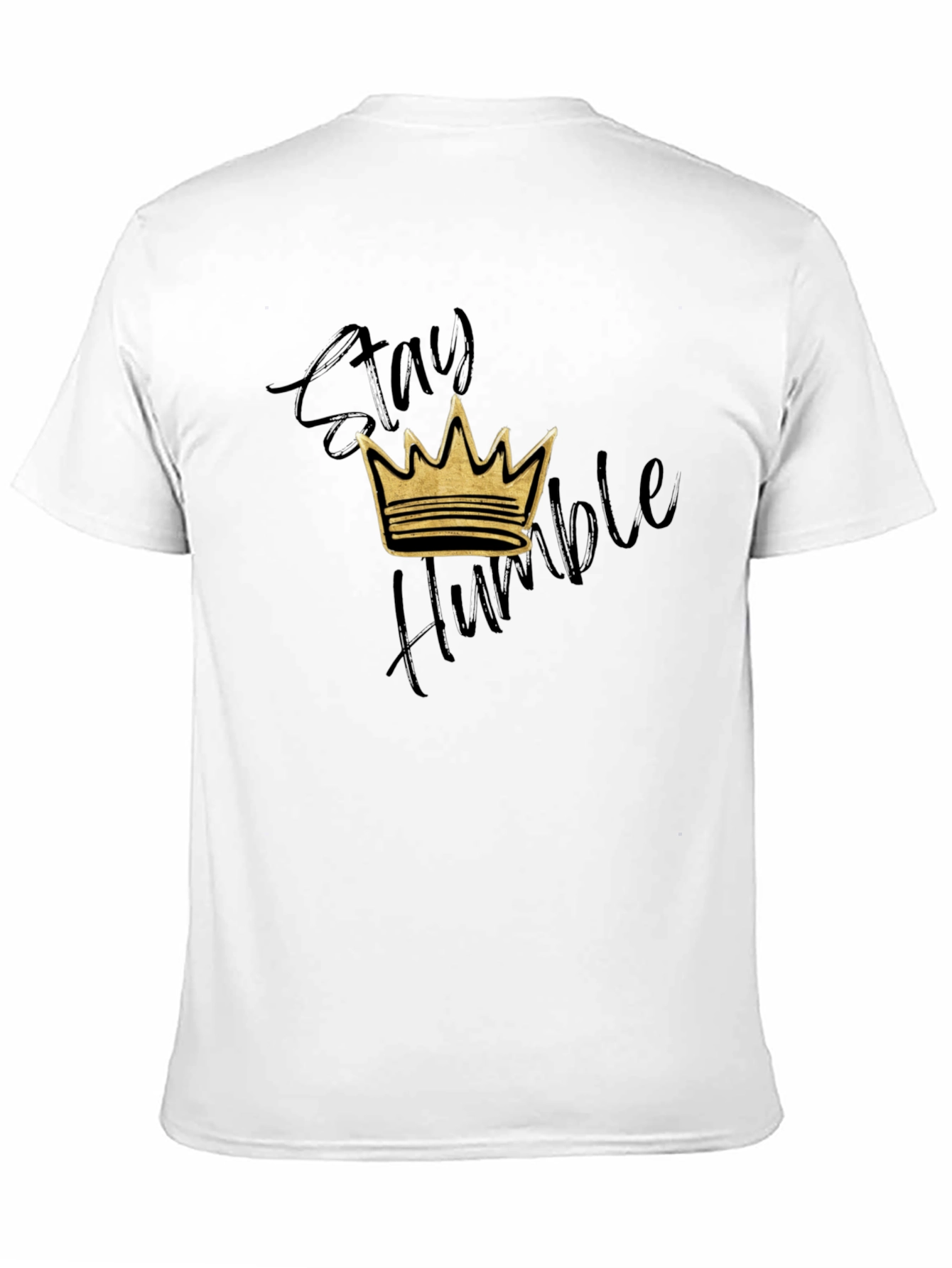 Black Stay Humble Crown Graphic T-Shirt - Black view 11