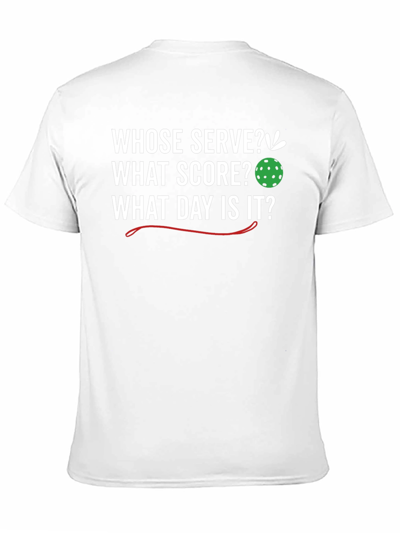 Black Funny Pickleball T-Shirt: Whose Serve? What Score? view 11