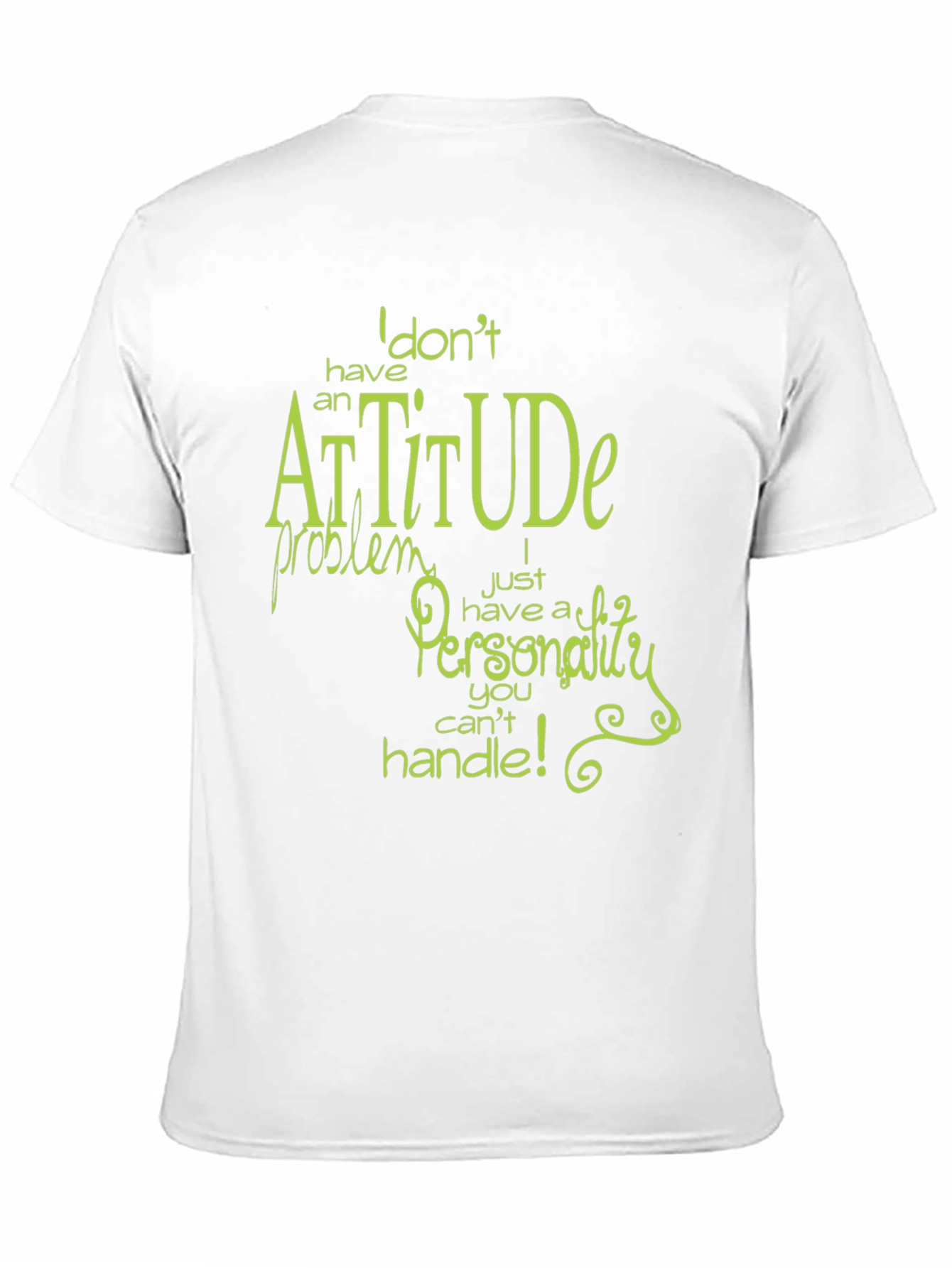 Black Sarcastic Attitude Funny Graphic Tee view 11