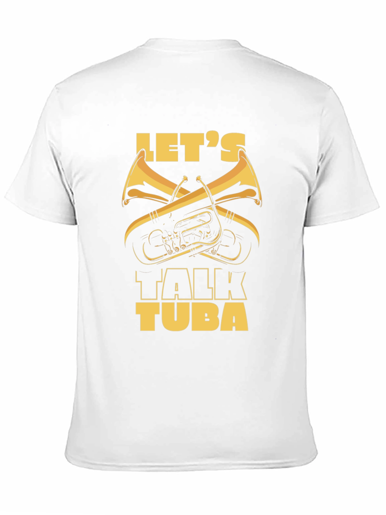 Black Let's Talk Tuba Graphic Tee view 11