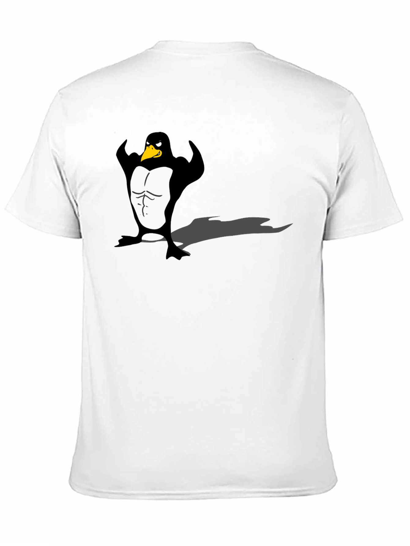 Black Men's Black Penguin Muscle Graphic Tee view 11