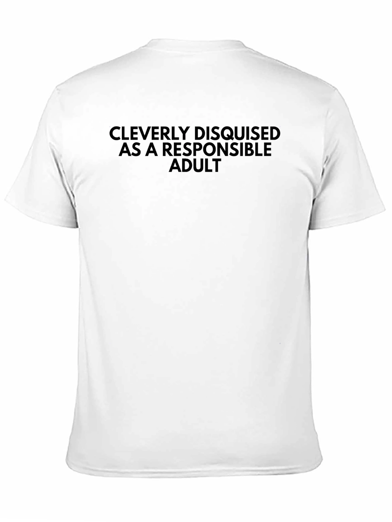 Black Cleverly Disguised Adult Graphic Tee view 11