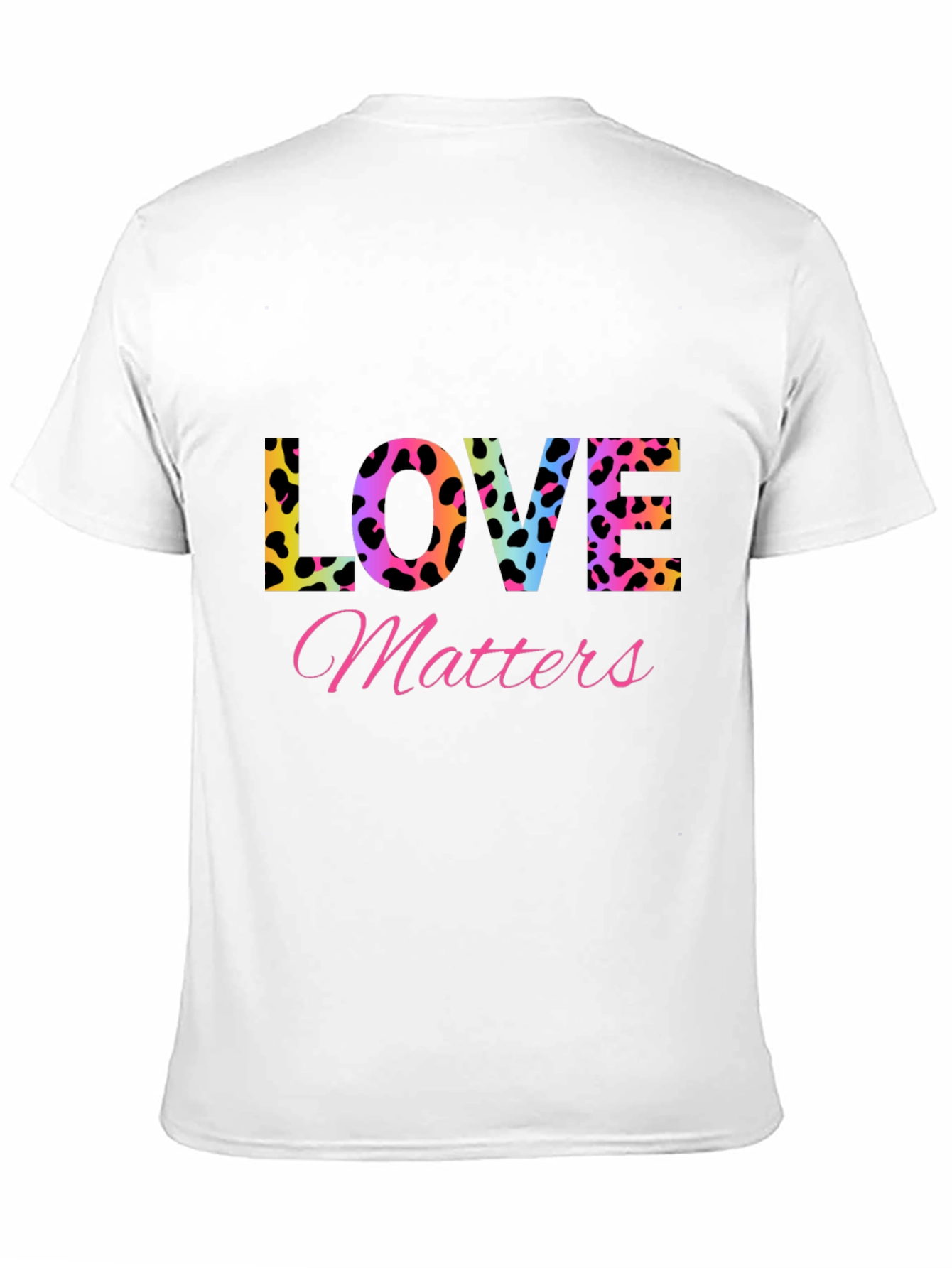 Black Love Matters T-Shirt - Leopard Print view 11