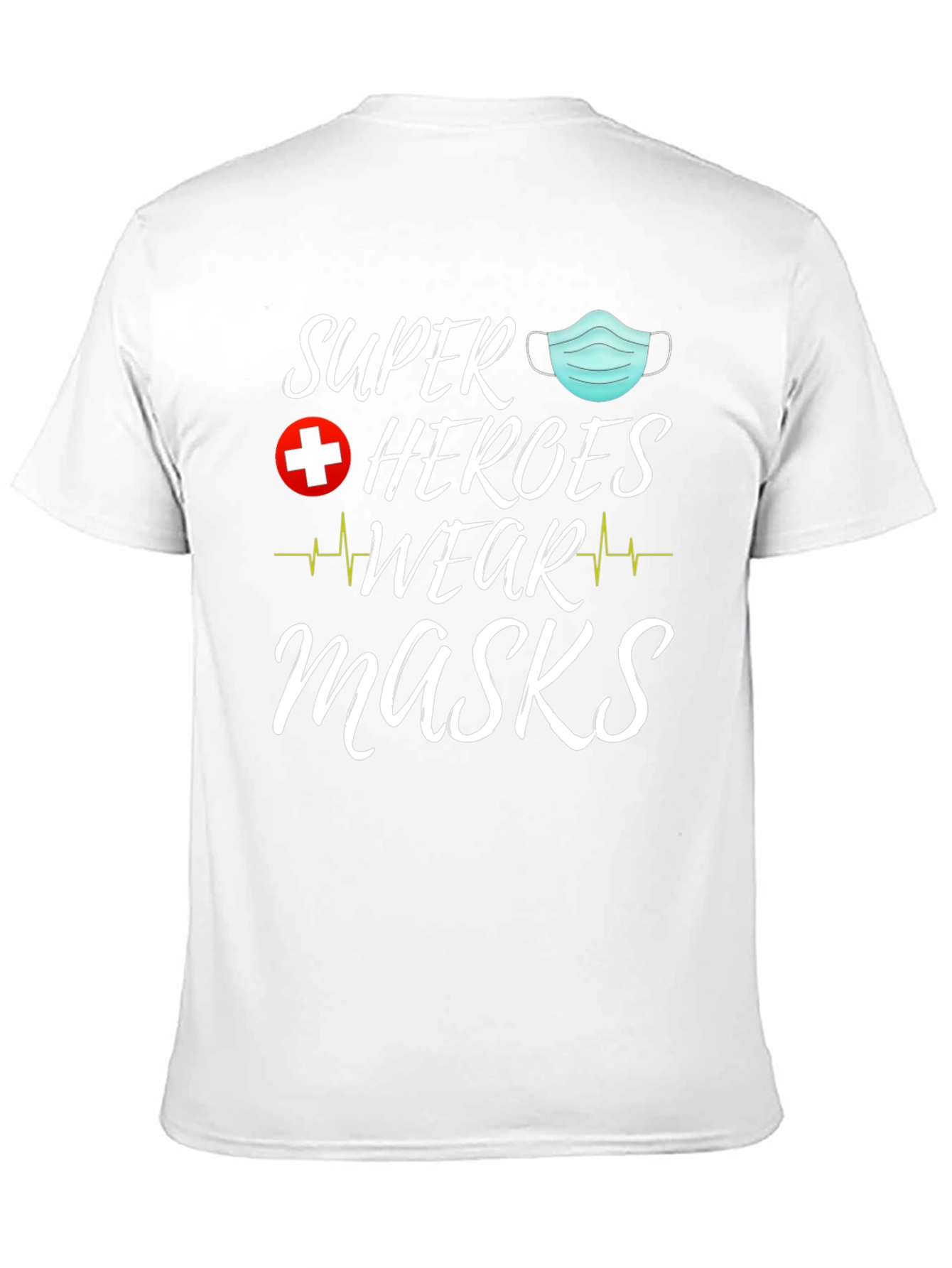 Black Super Heroes Wear Masks Graphic Tee view 11