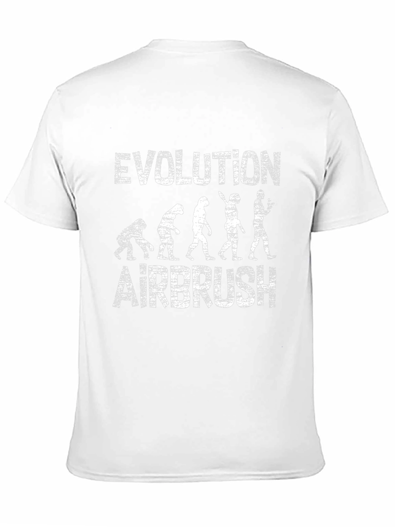 Black Evolution of Airbrush T-Shirt - Artist Apparel view 11