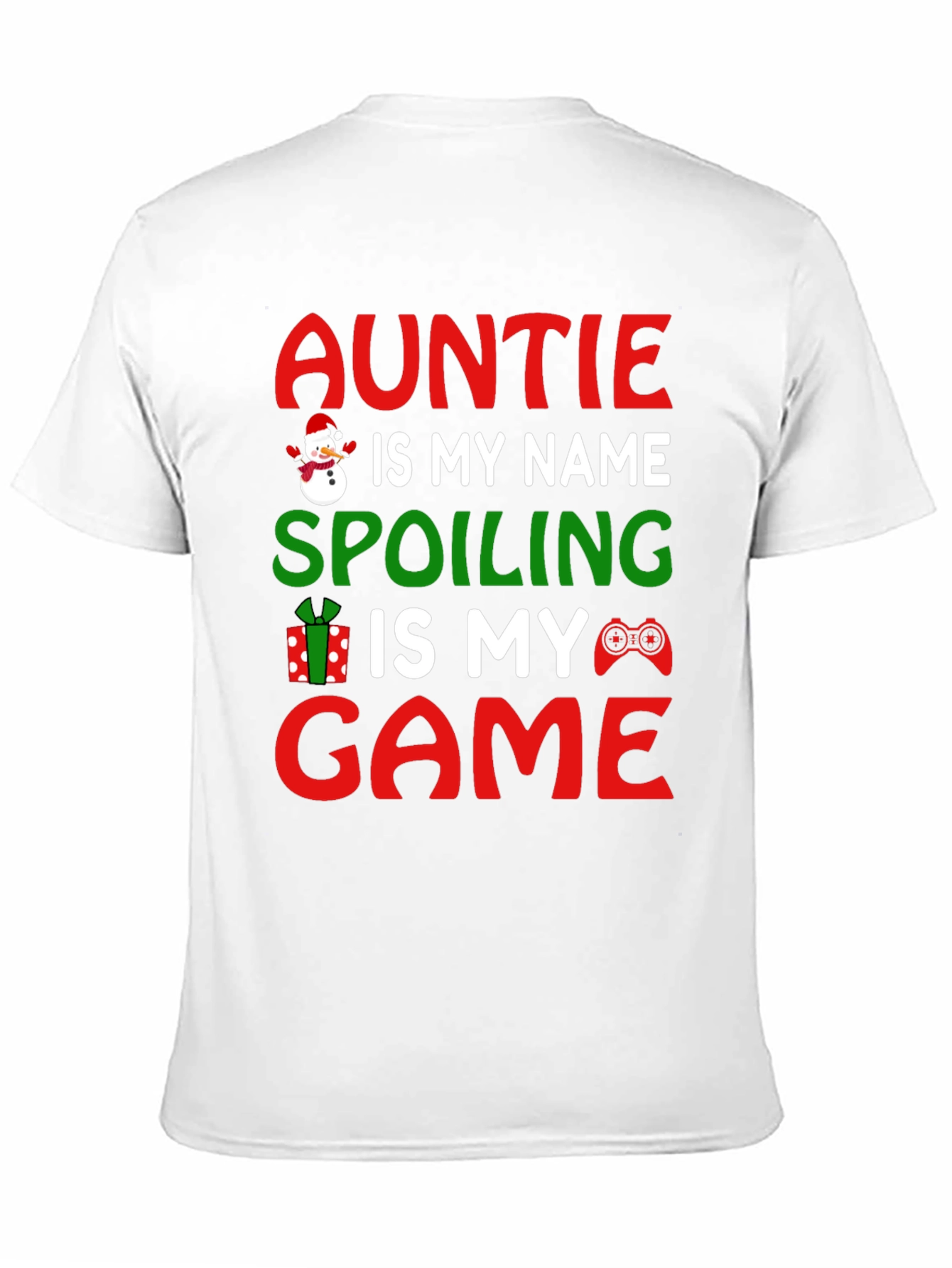Black Auntie Spoiling Game T-Shirt view 11