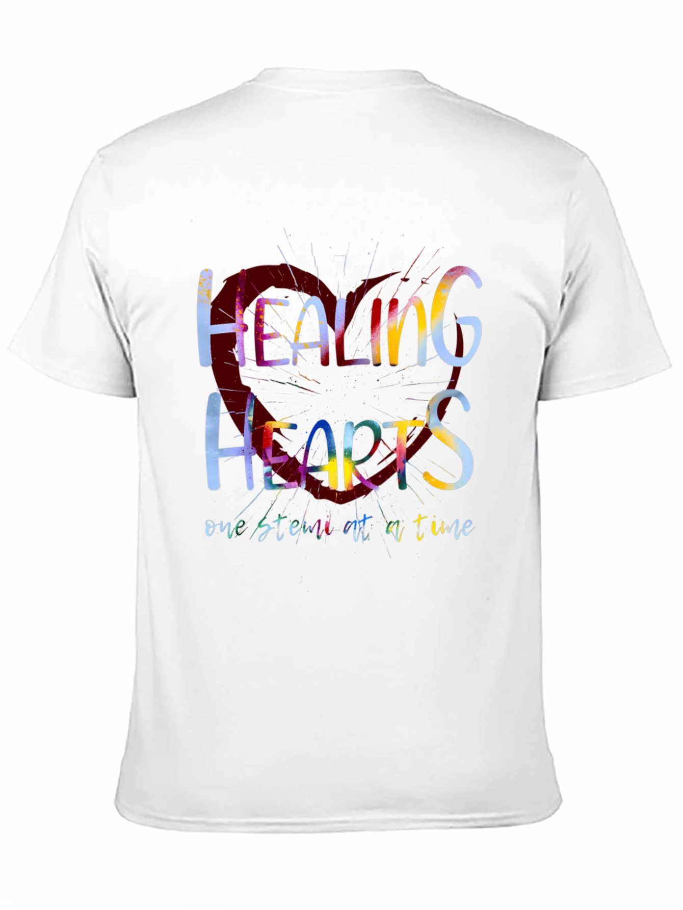 Black Healing Hearts Graphic Tee - One Stitch at a Time view 11