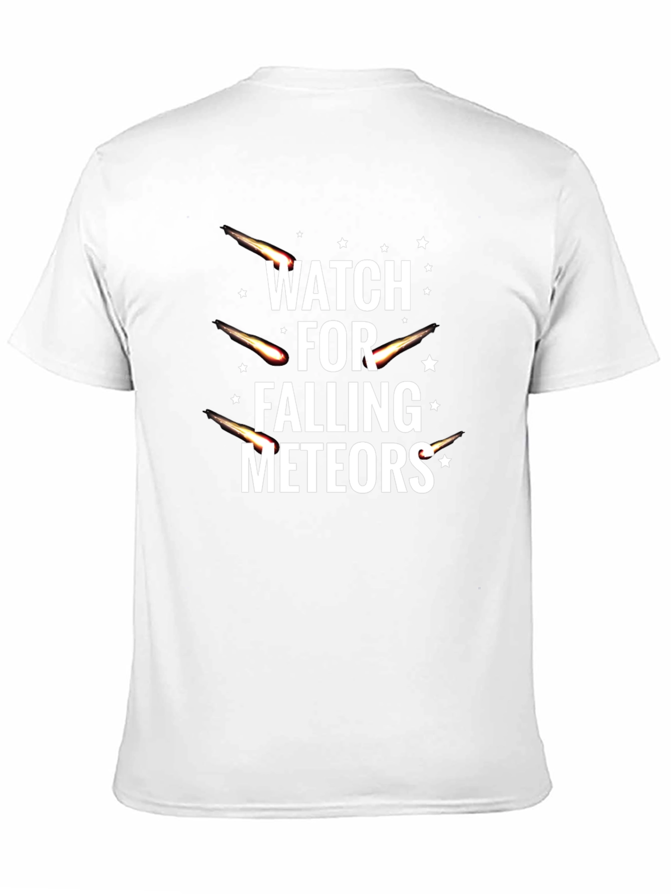 Black Watch for Falling Meteors Black T-Shirt view 11