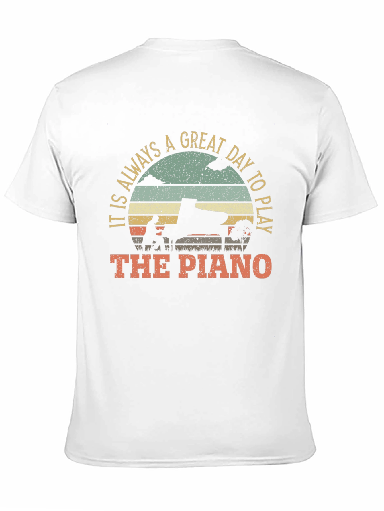 Black Piano Player T-Shirt: It's Always A Great Day to Play view 11