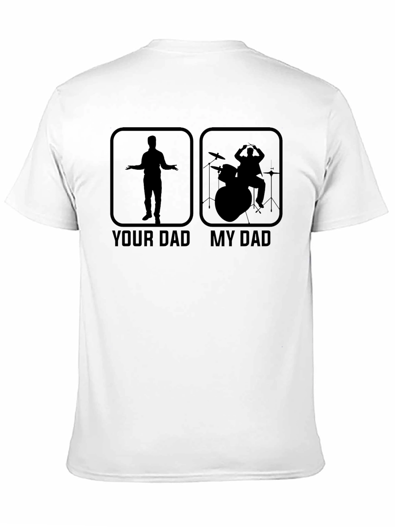 Black Your Dad My Dad Drummer T-Shirt Funny Father's Day Gift view 11
