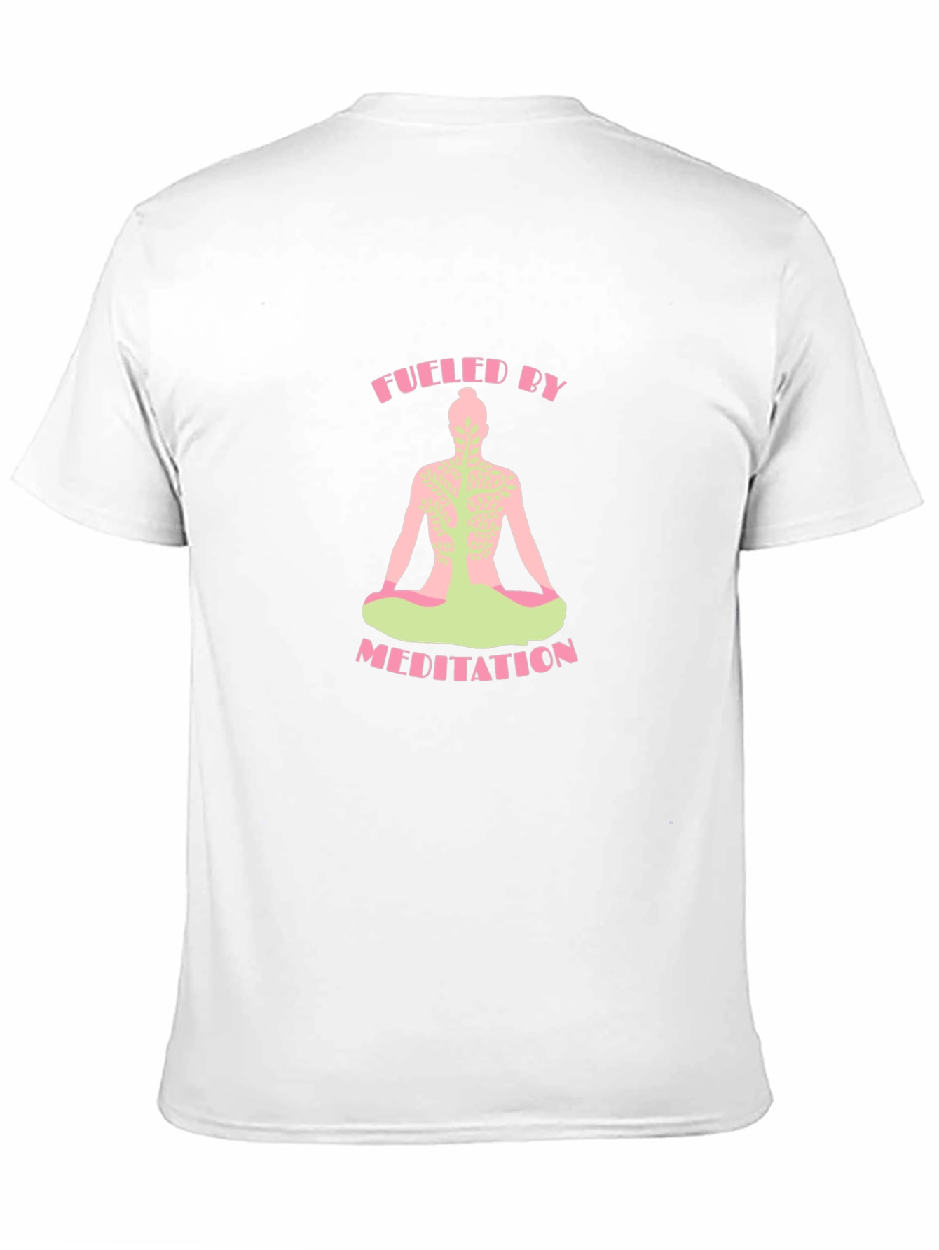 Black Fueled By Meditation Graphic Tee view 11