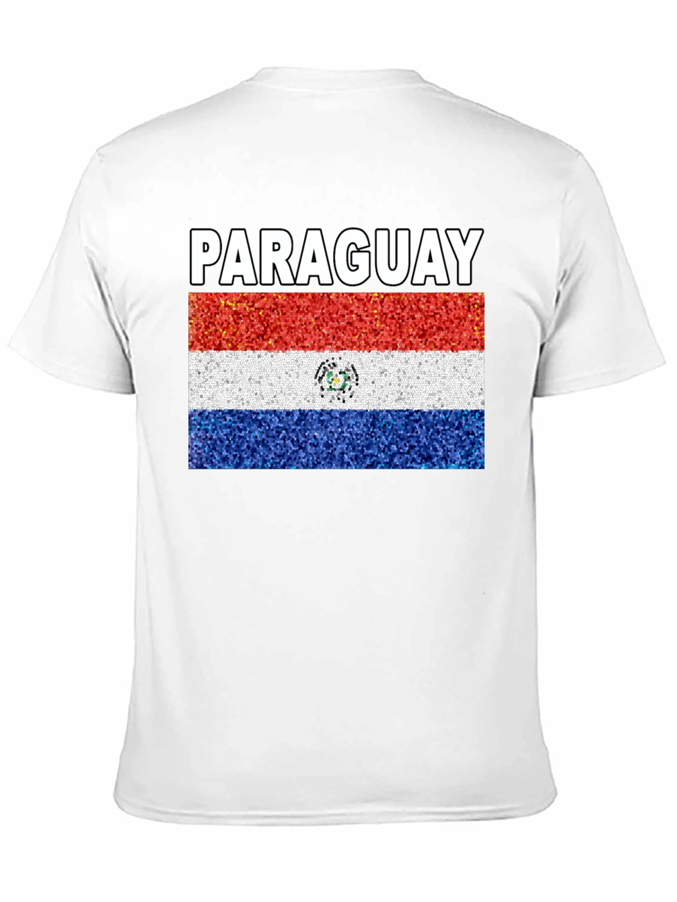 Black Paraguay Flag T-Shirt - Patriotic Design view 11