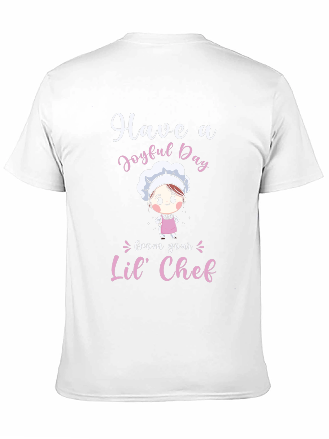 Black Have a Joyful Day Lil' Chef T-Shirt view 11