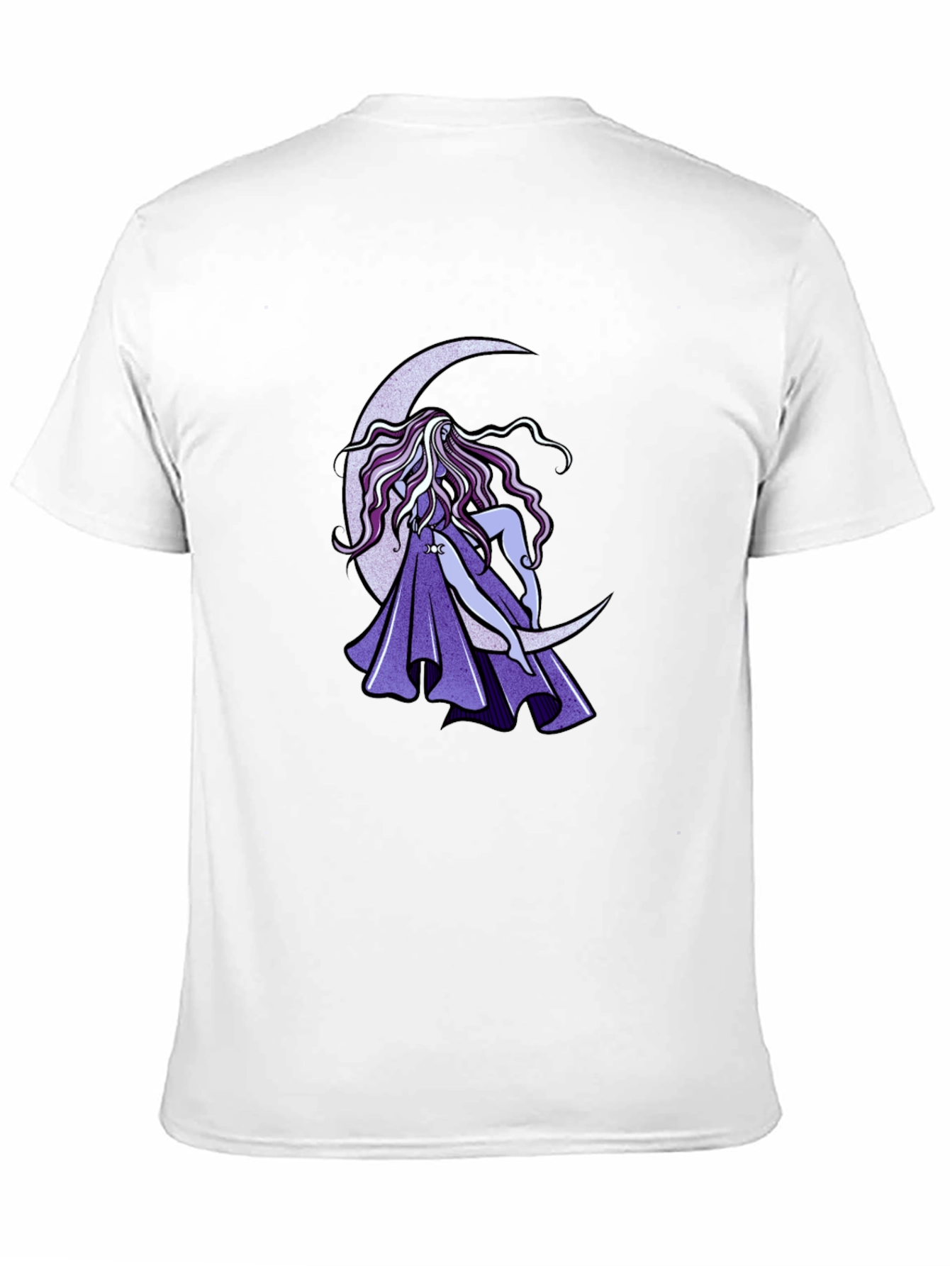 Black Moon Goddess Graphic Black T-Shirt view 11