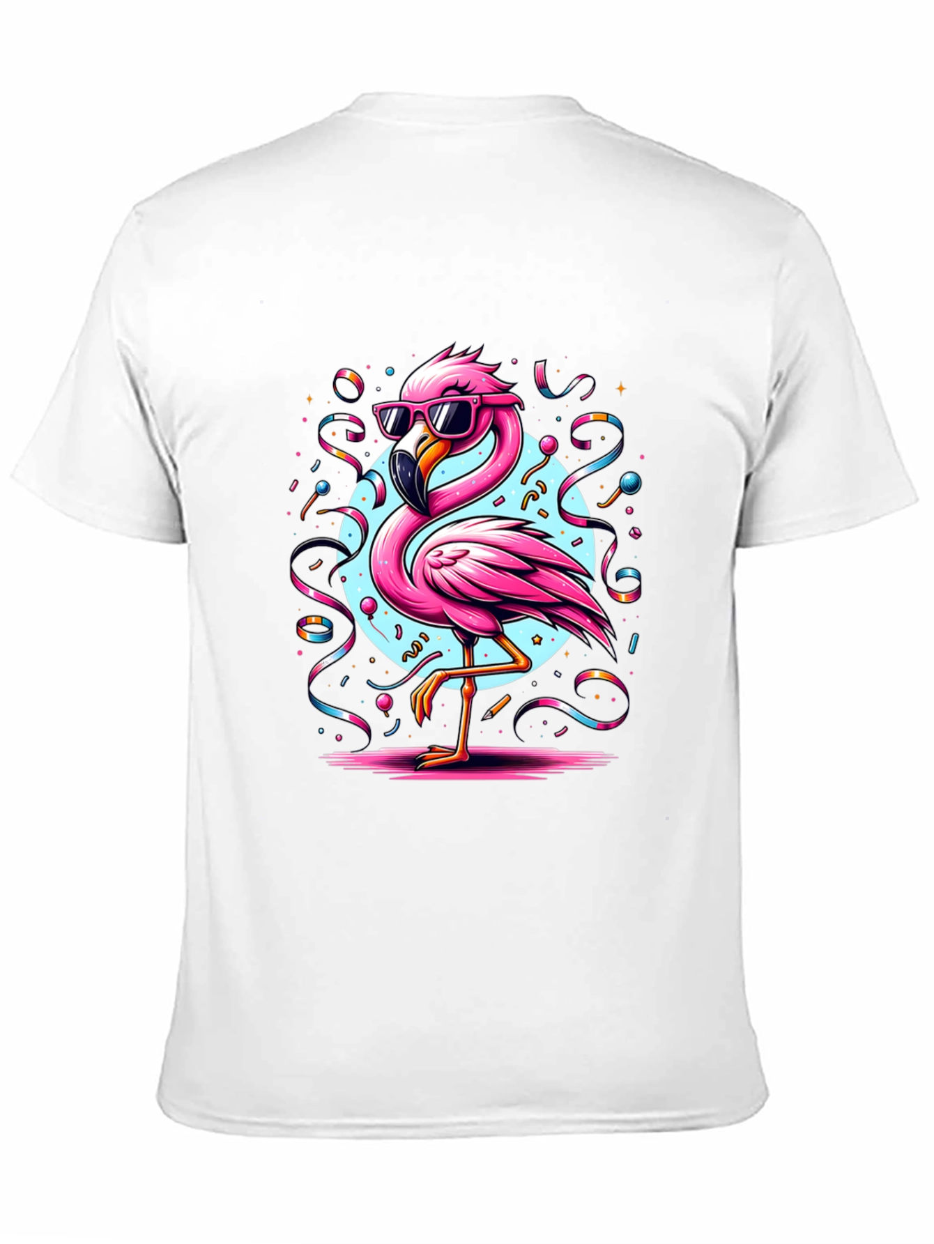 Black Flamingo T-Shirt - Cool Summer Vibes view 11