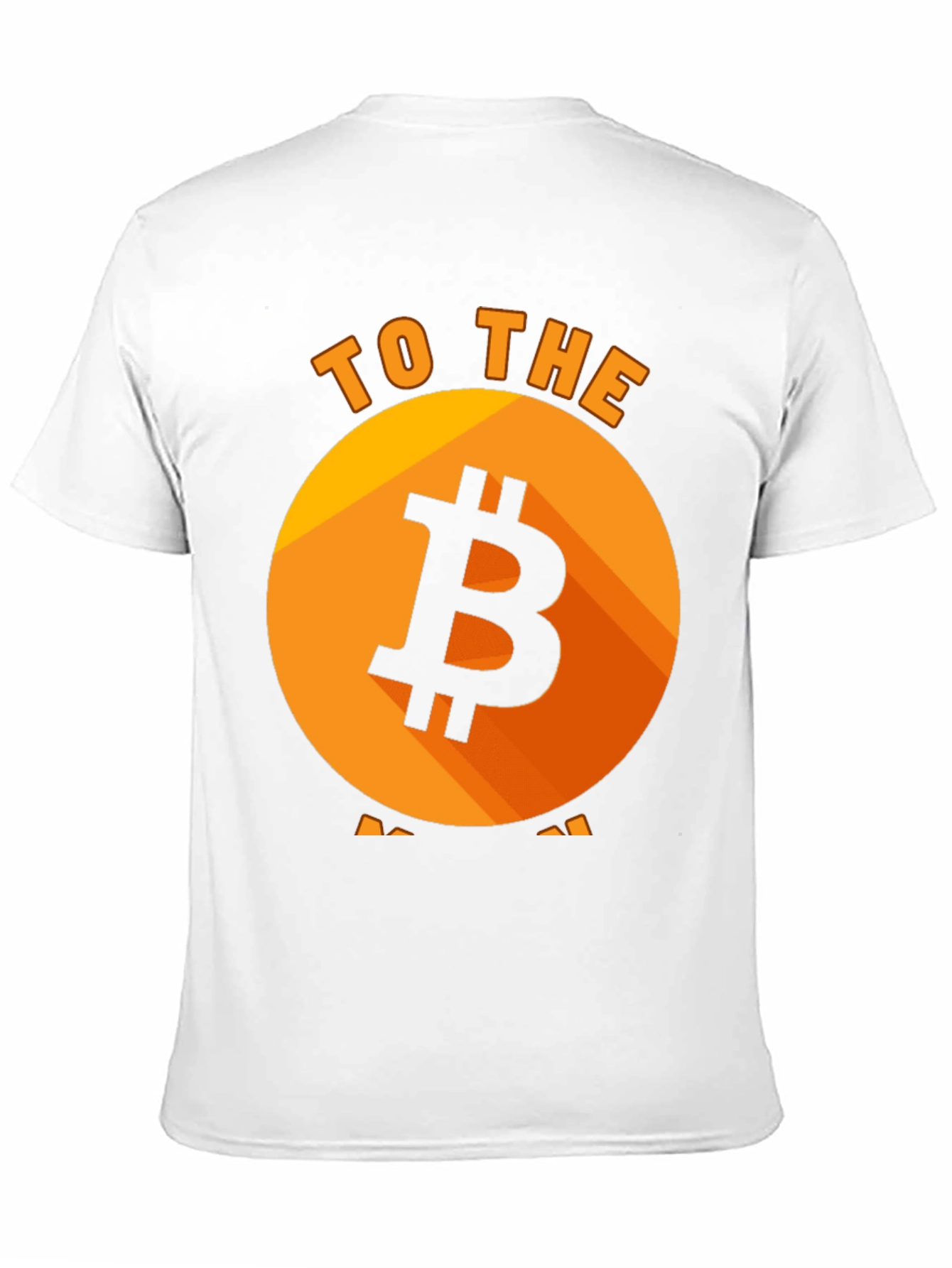 Black Bitcoin to the Moon Black T-Shirt view 11