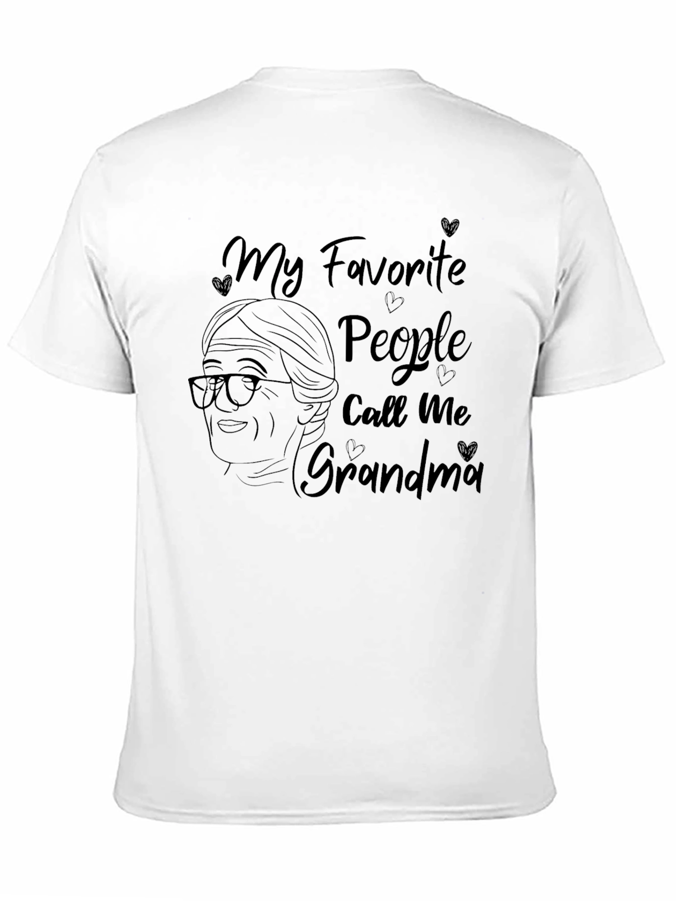 Black My Favorite People Call Me Grandma T-Shirt view 11