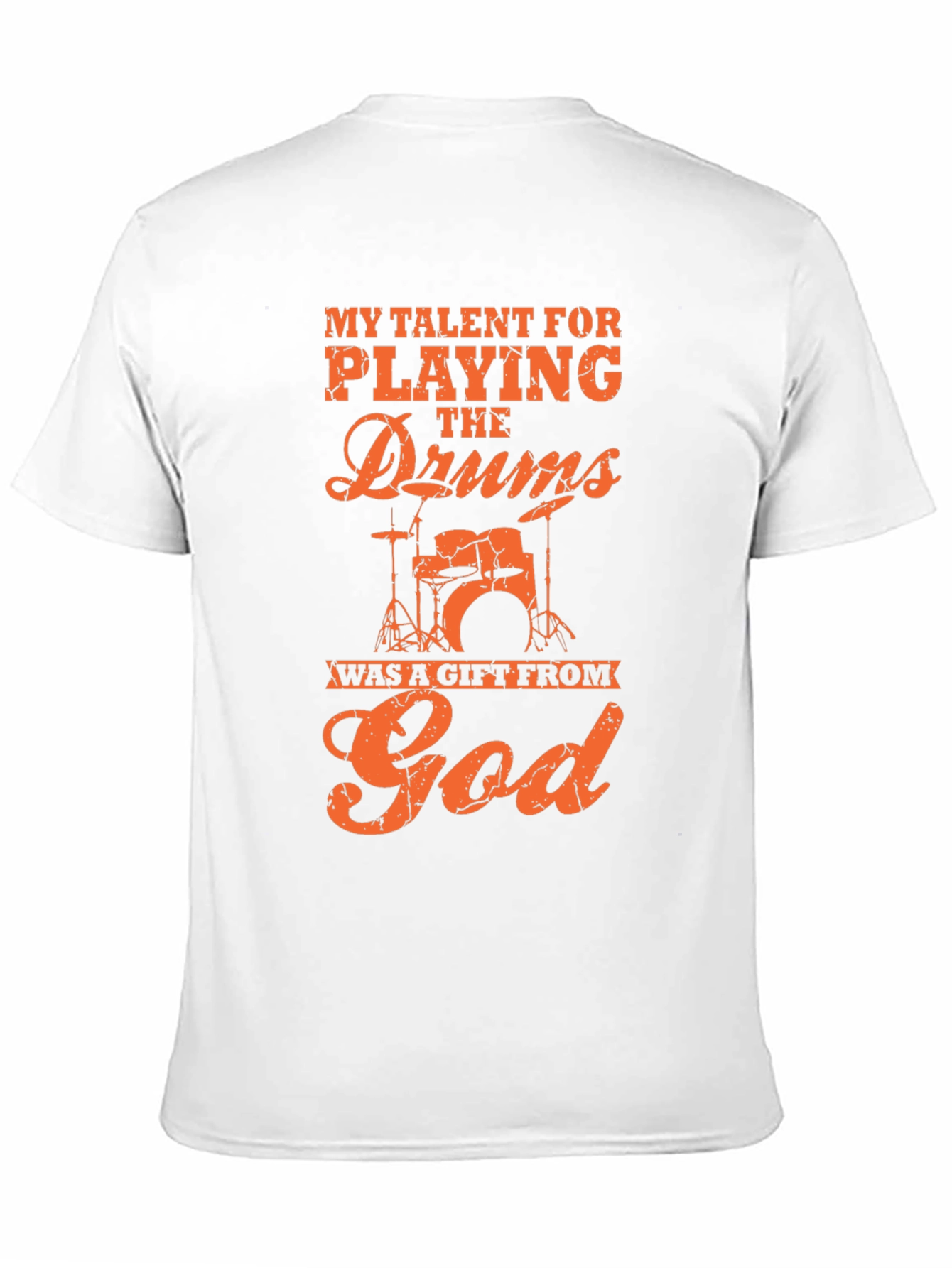 Black Drummer God Gift Tee view 11