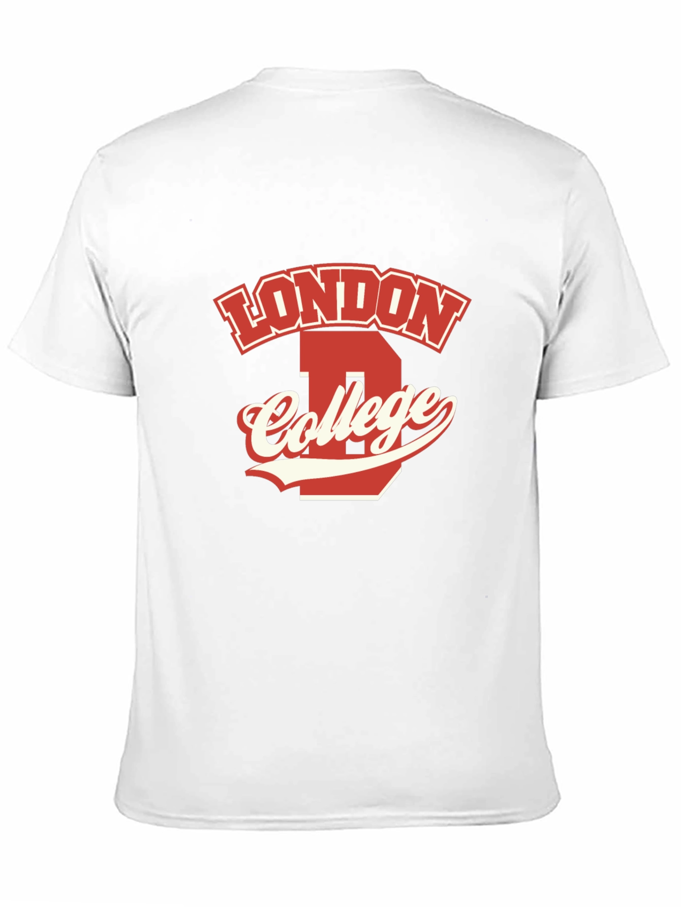 Black London College Graphic T-Shirt view 11
