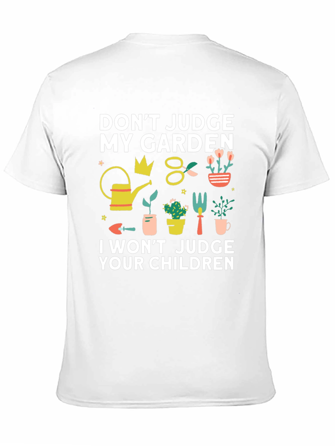 Black Don't Judge My Garden T-Shirt view 11