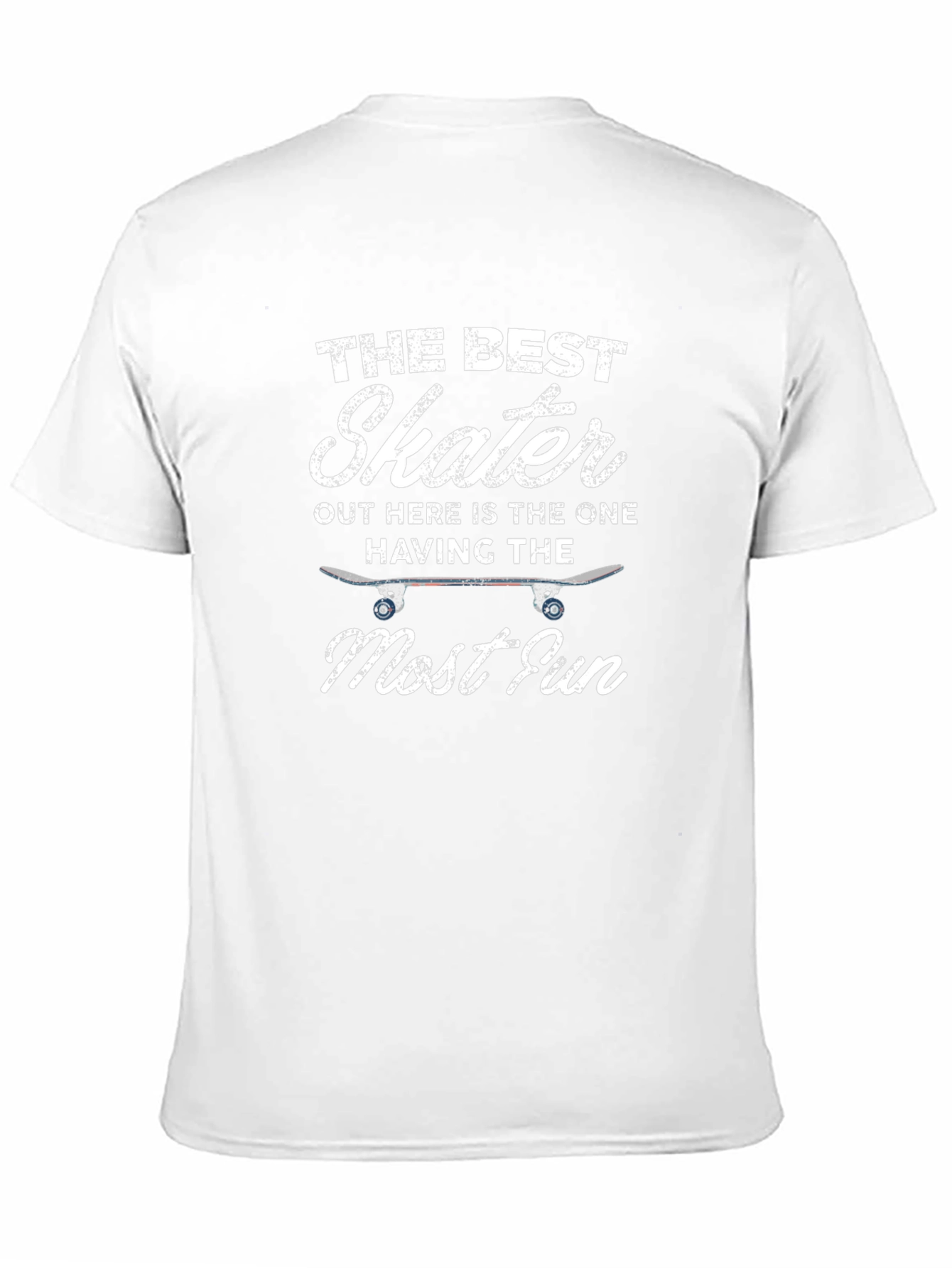 Black The Best Skater T-Shirt - Fun Skateboarding Tee view 11