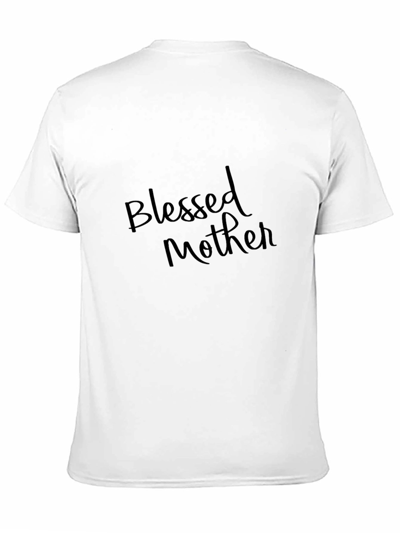 Black Blessed Mother Black Tee view 11