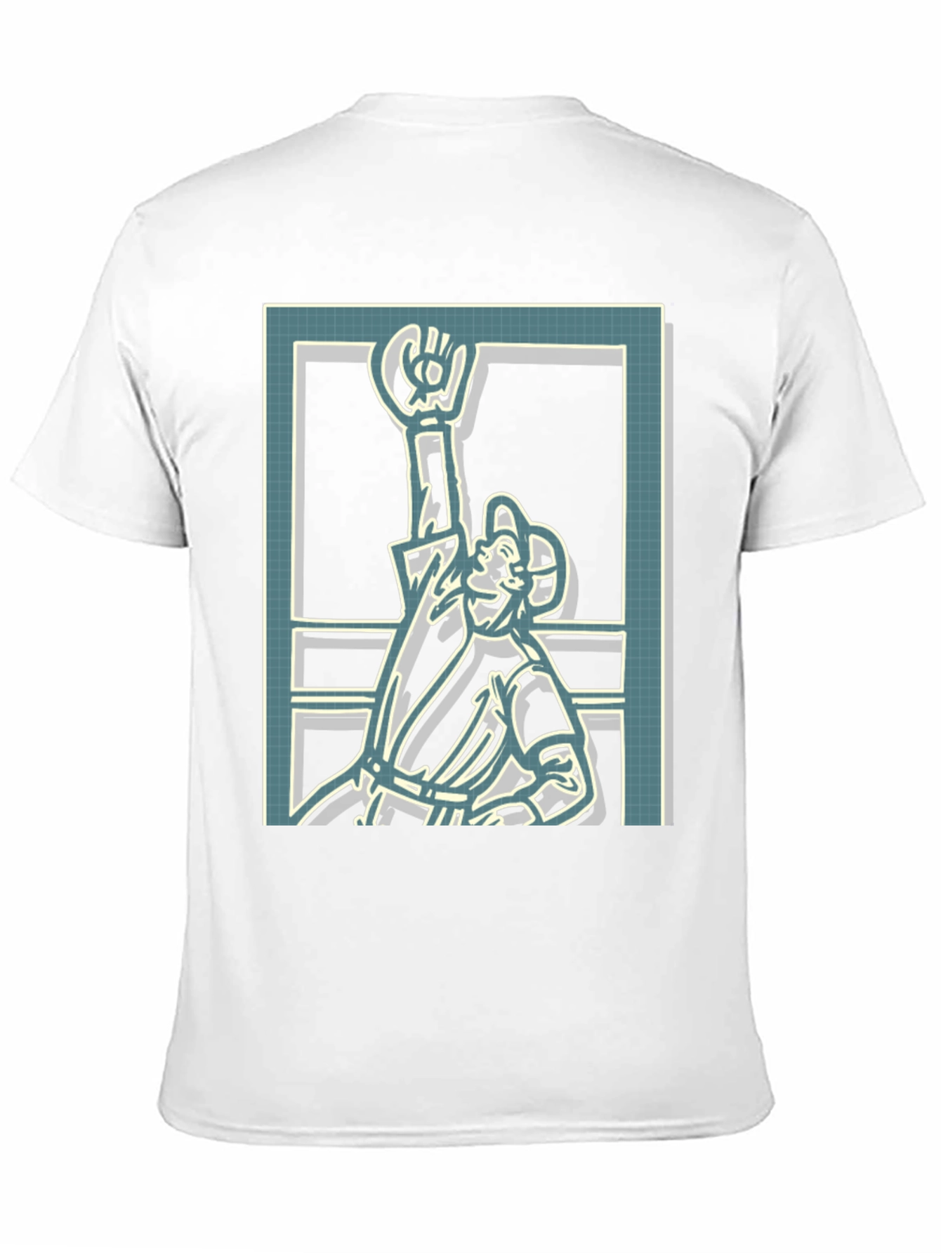 Black Retro Graphic Tee - Framed Baseball Player view 11