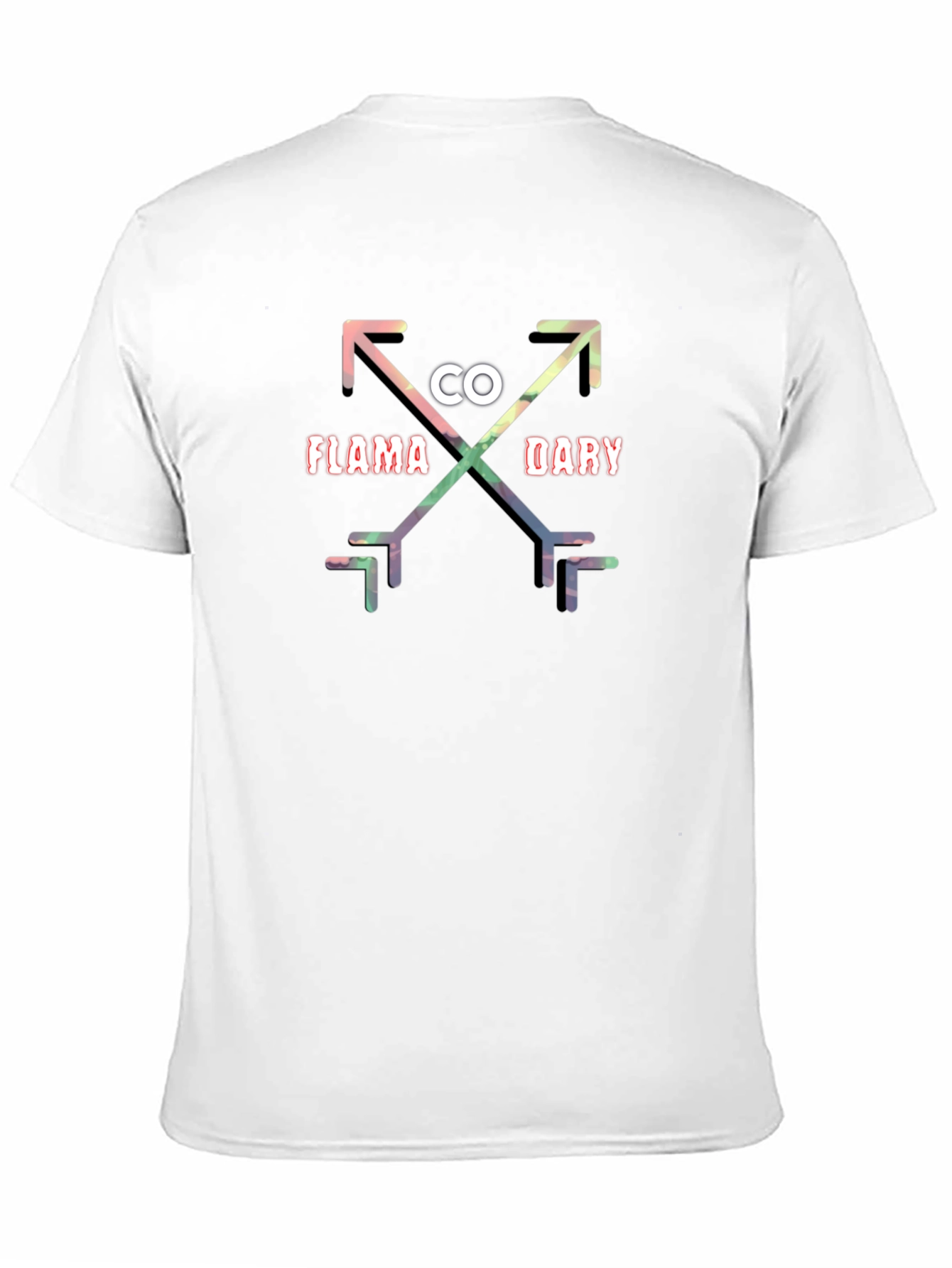 Black Flama Dary Arrow T-Shirt - Cool Design view 11