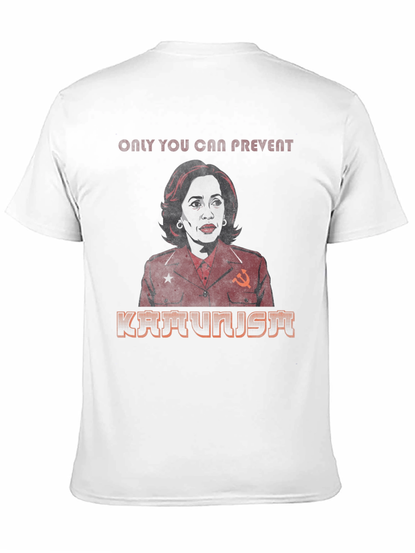 Black Kamunist Kamala Parody T-Shirt view 11