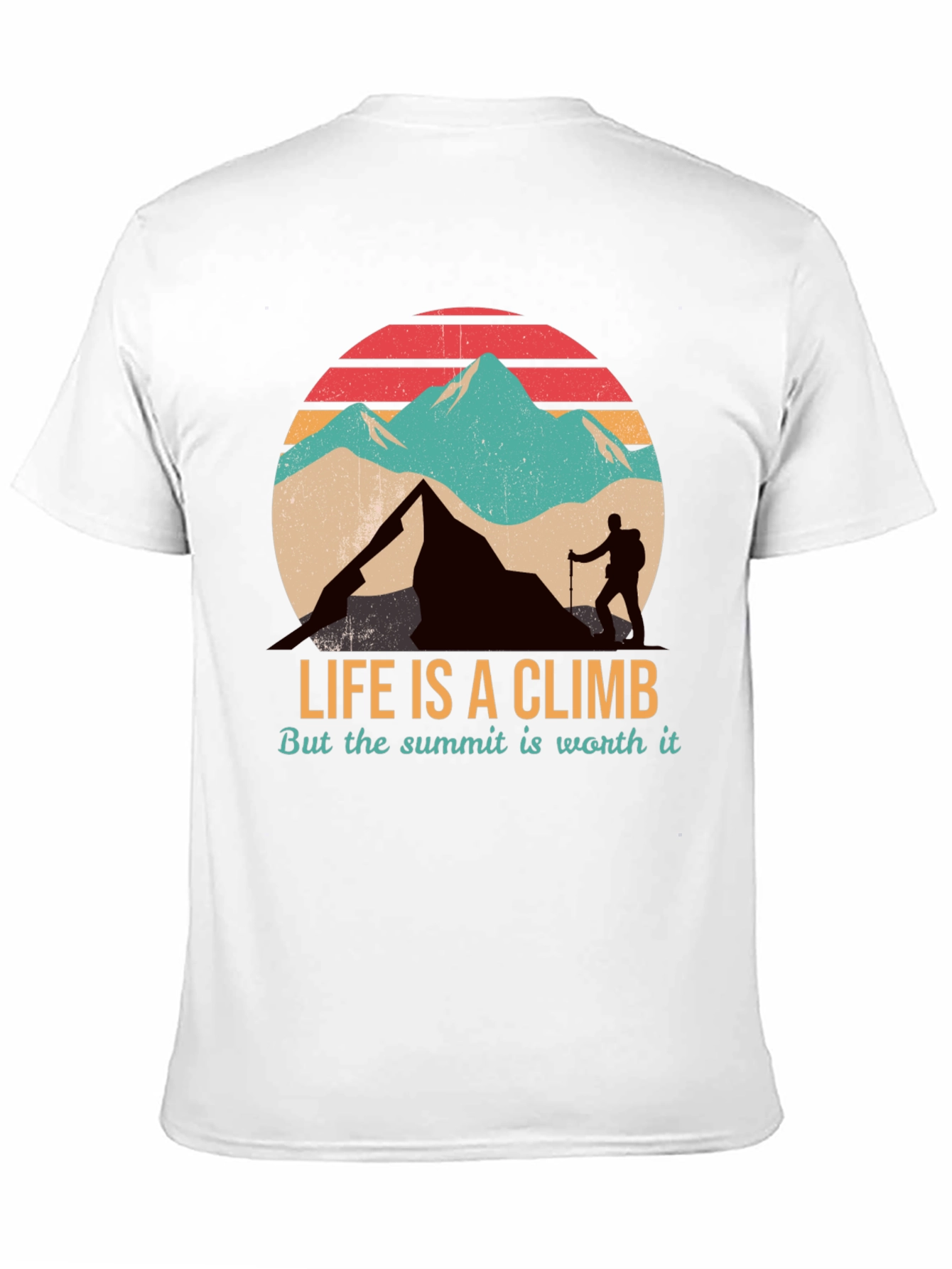 Black Life is a Climb T-Shirt view 11