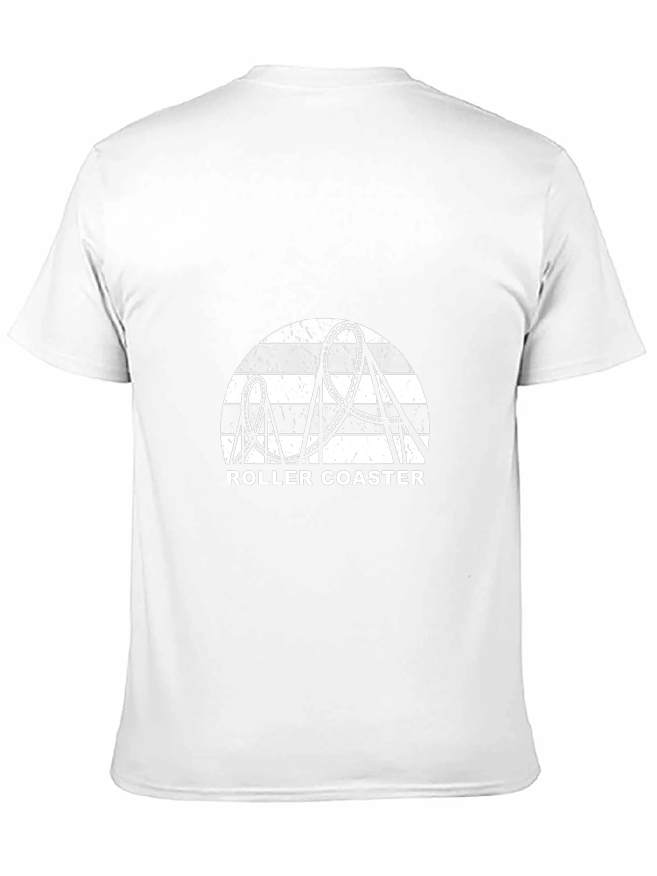 Black Roller Coaster Graphic T-Shirt - Theme Park Thrill Ride Tee view 11