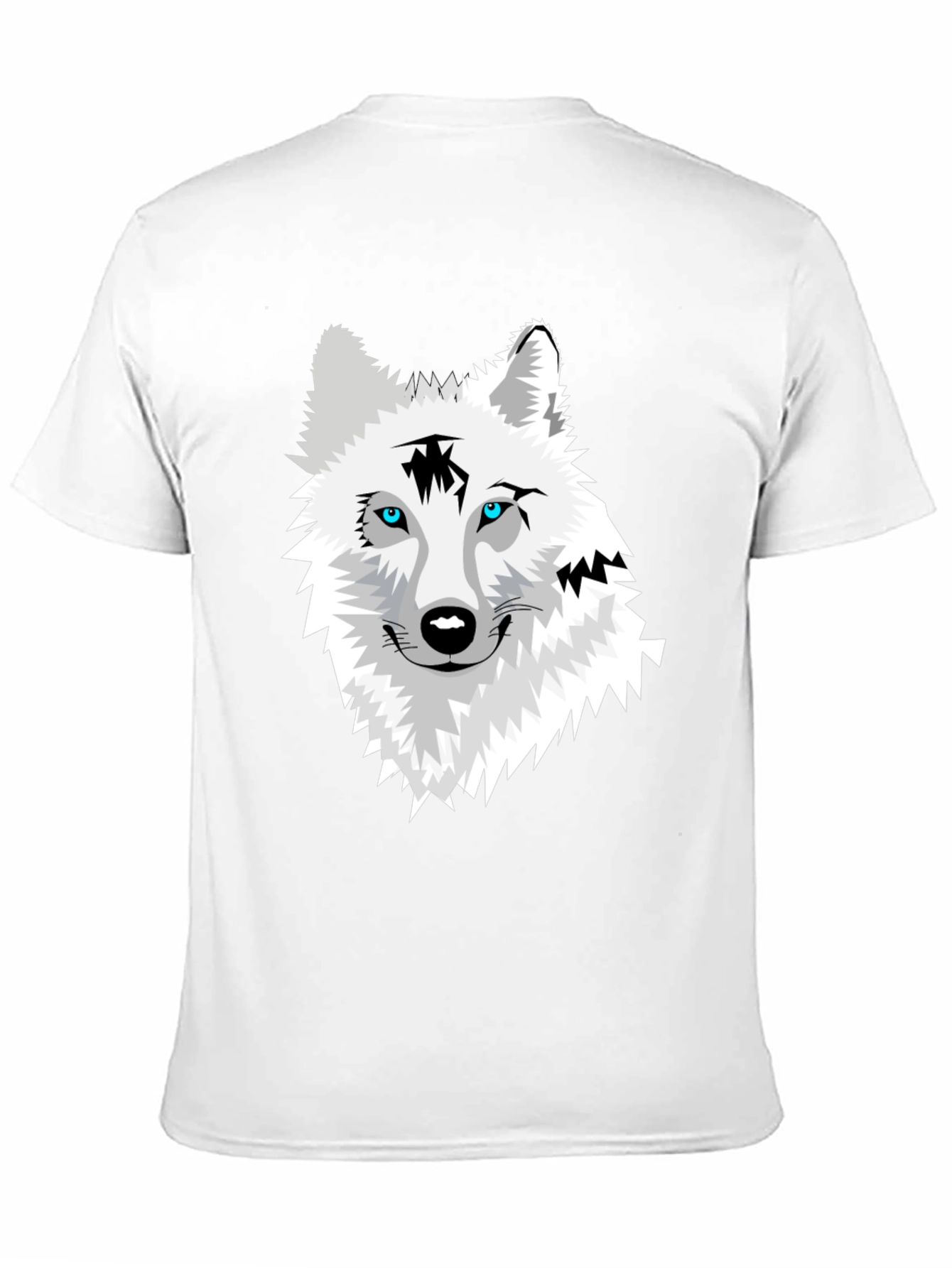 Black Wolf Graphic Black T-Shirt view 11