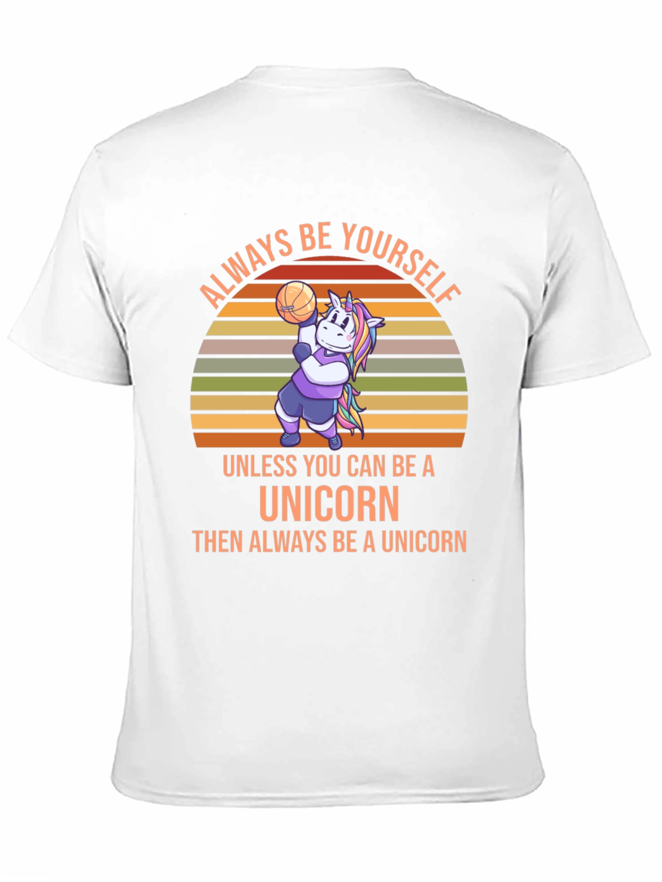 Black Always Be Yourself Unicorn T-Shirt view 11