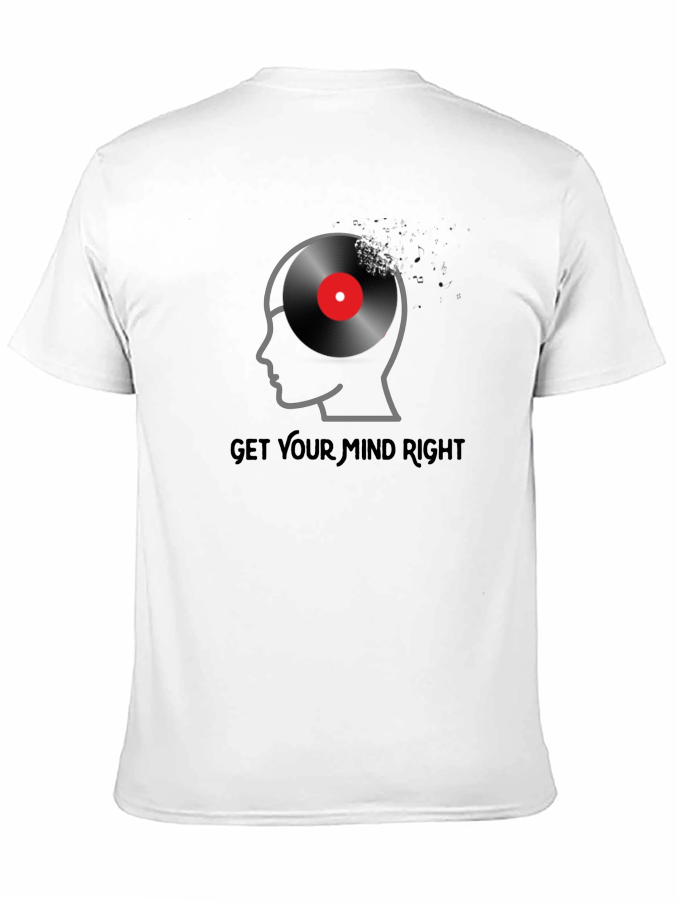 Black Get Your Mind Right Graphic Tee view 11