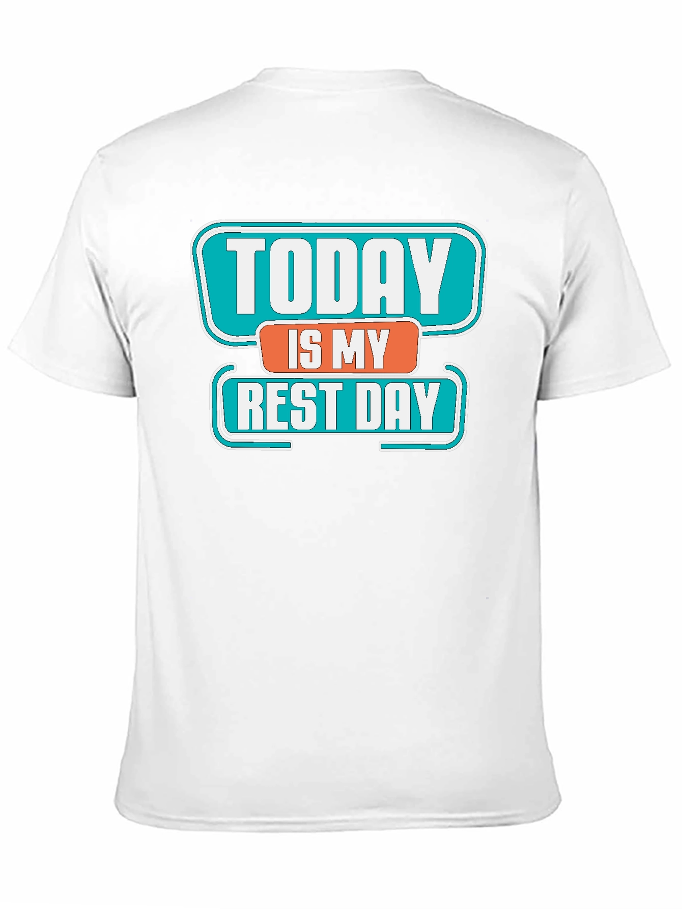 Black Today Is My Rest Day Graphic Tee - Black view 11