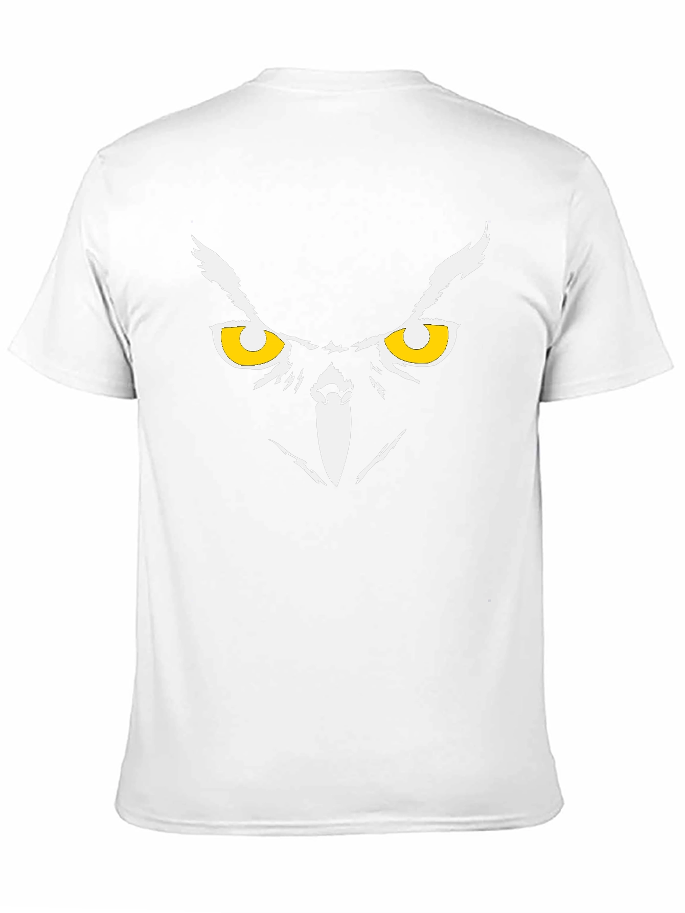 Black Owl Eyes Graphic Black T-Shirt view 11