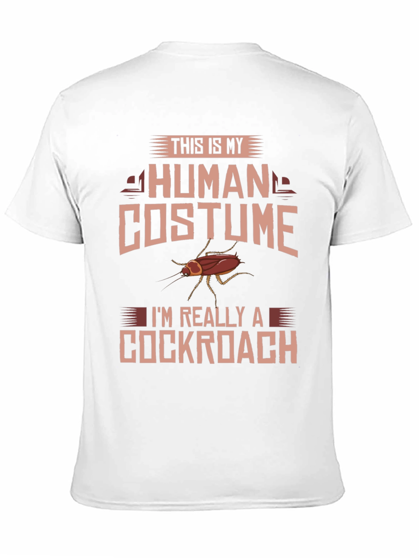 Black Human Costume Cockroach T-Shirt view 11