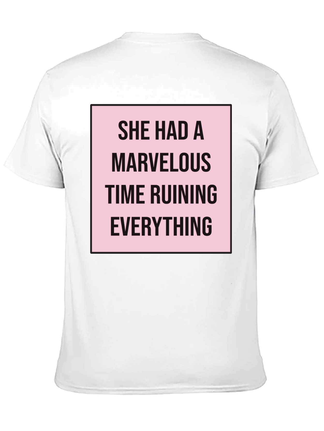 Black Marvelous Ruining T-Shirt - Trendy Graphic Tee view 11