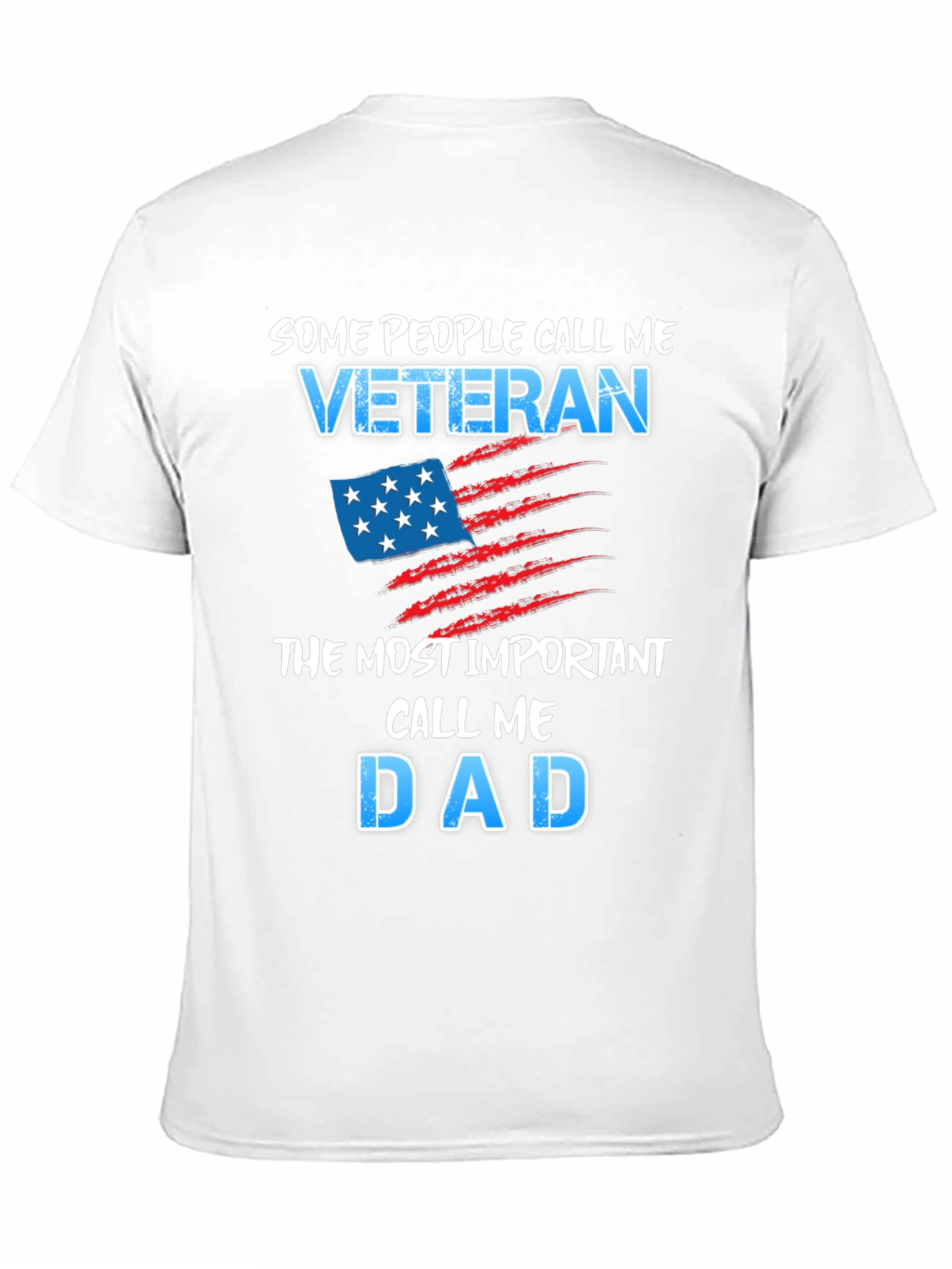 Black Veteran Dad Graphic Tee view 11