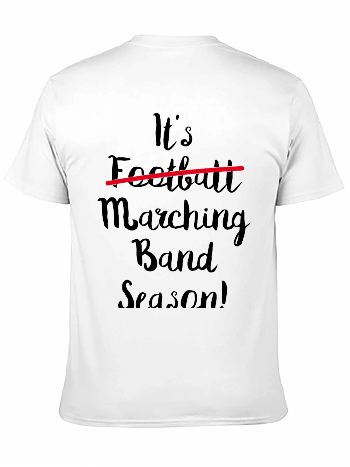 Black Marching Band Season T-Shirt - Black view 11