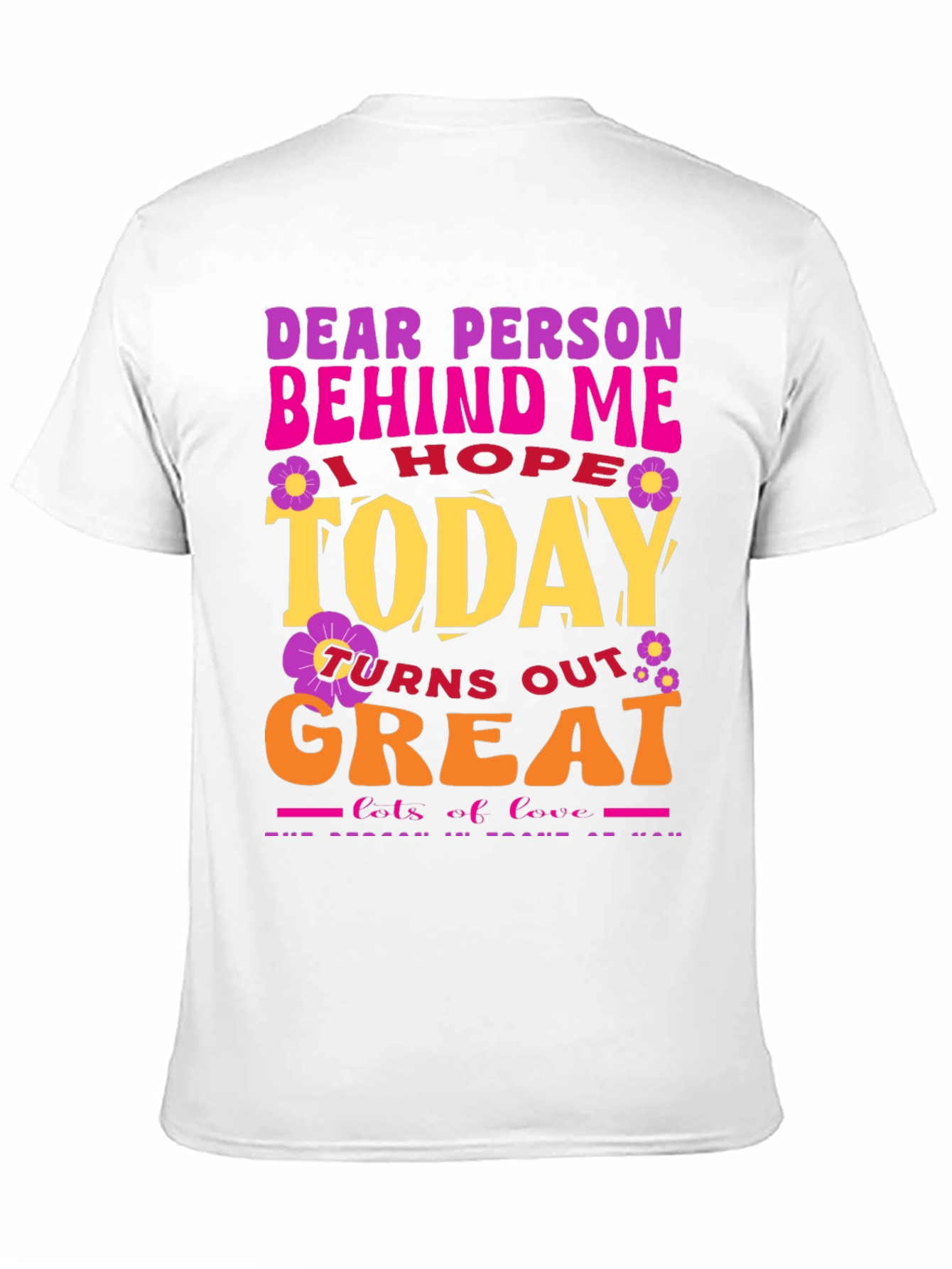 Black Dear Person Behind Me Graphic Tee view 11